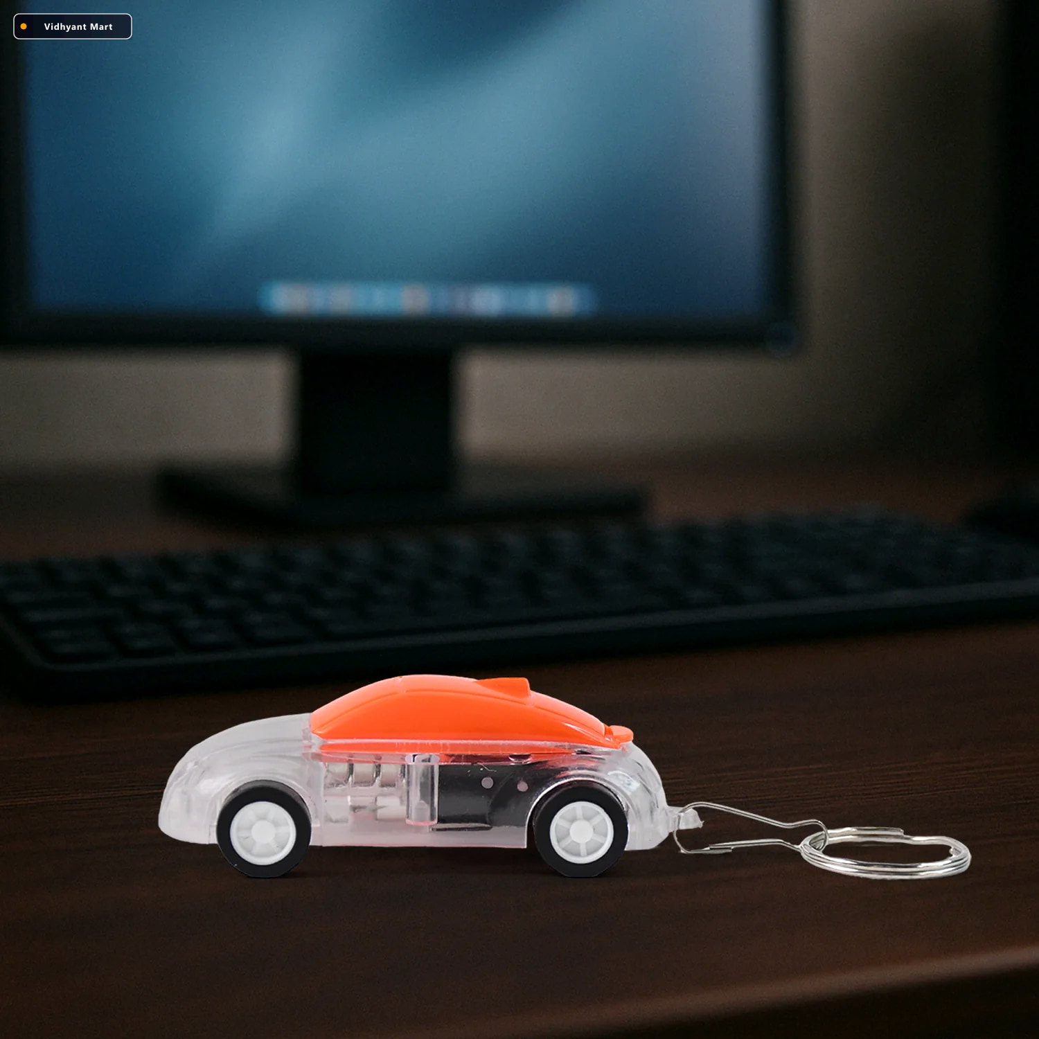 Vidhyant Mart Mini Car Led Keychain Light Bright Flashing Headli 3