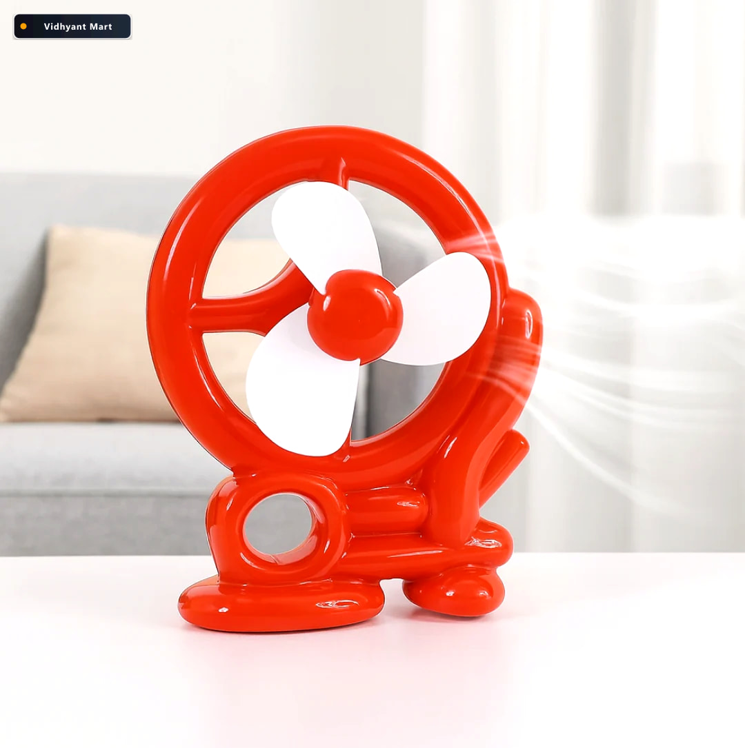 Vidhyant Mart Mini Cooling Usb Fan Portable Desk Fan For Home Of 3