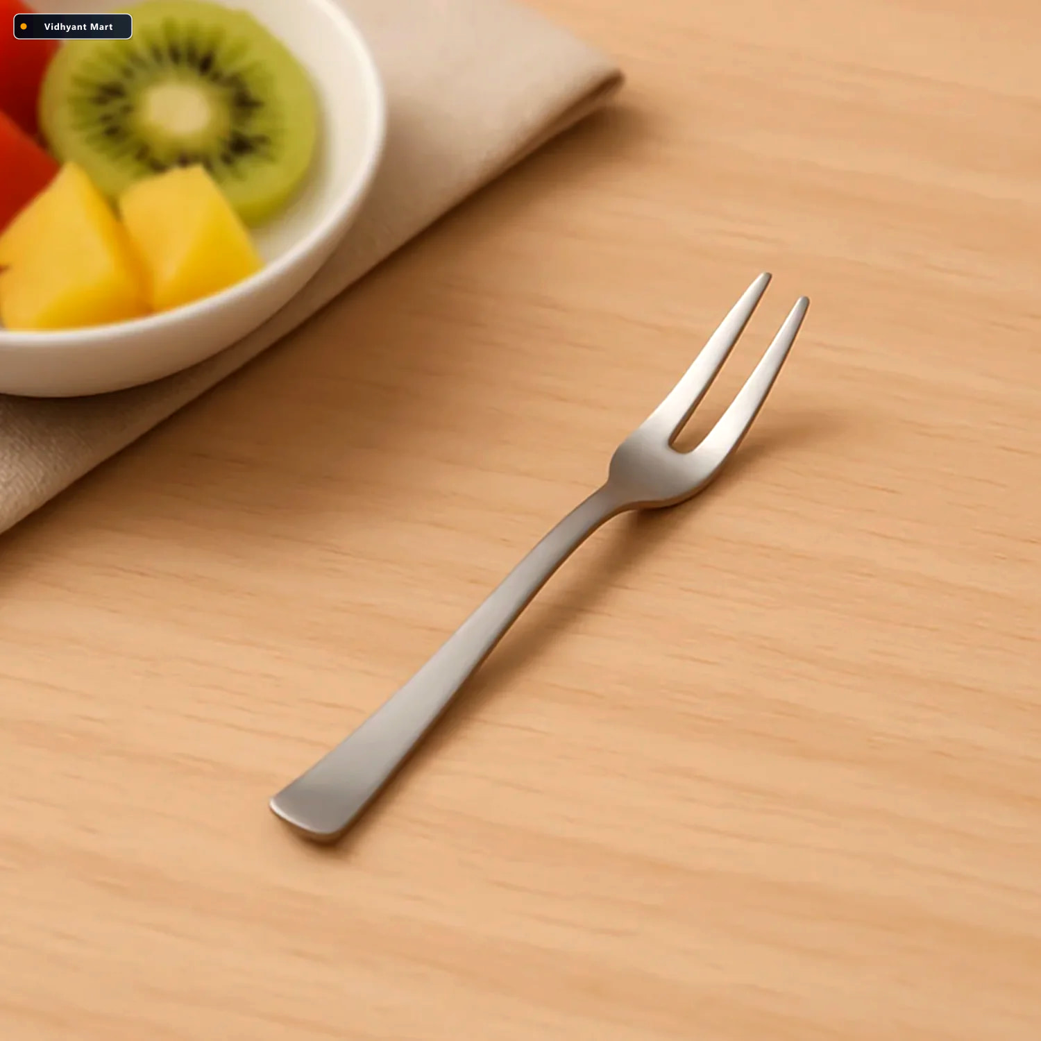 Vidhyant Mart Mini Dessert Fruit Fork Set Rust Resistant Reusabl 1