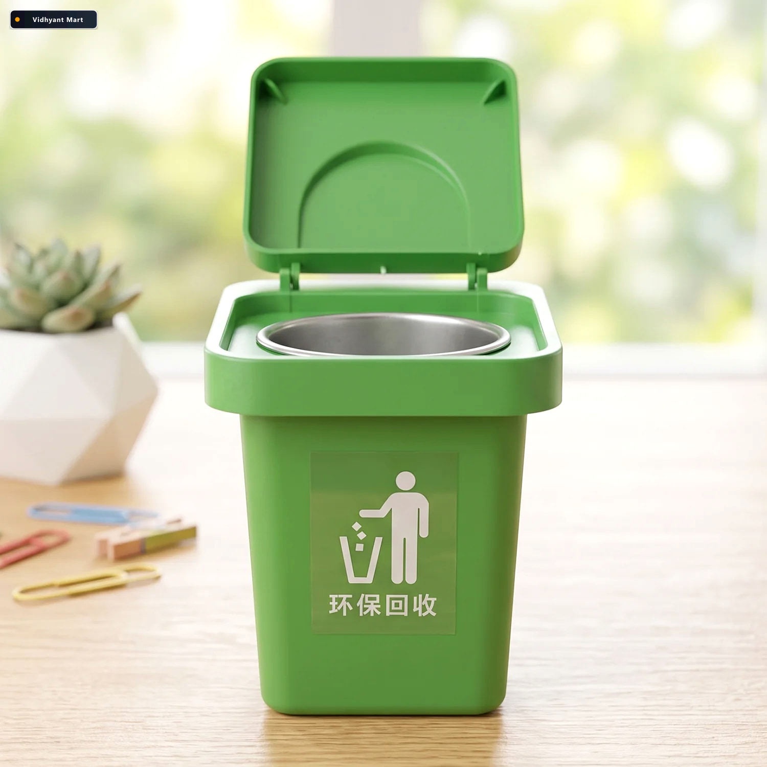 Vidhyant Mart Mini Dustbin Shape Ashtray Wall Mounted And Tablet 3
