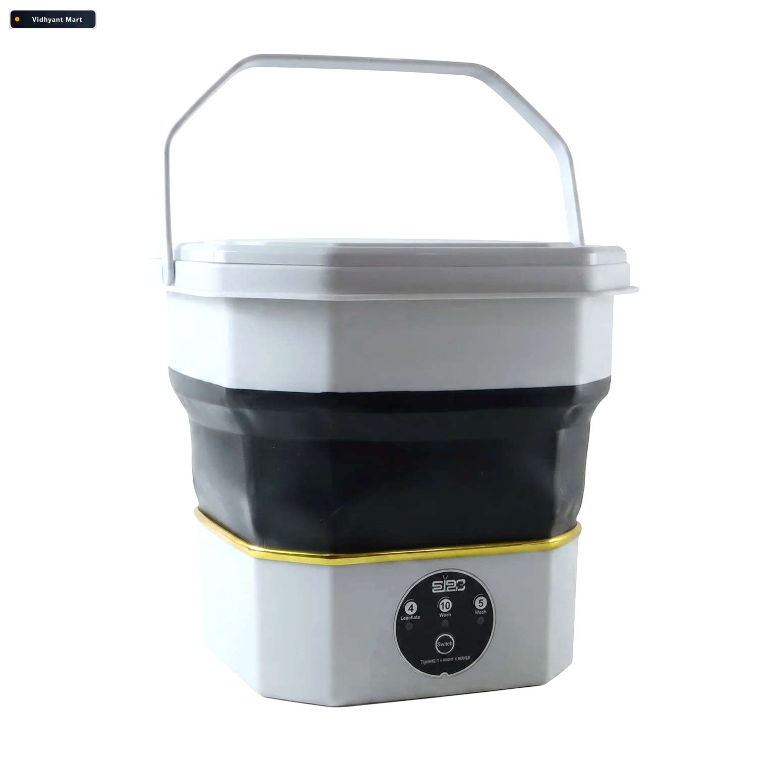 Vidhyant Mart Mini Electric Folding Washing Machine For Small Cl 4