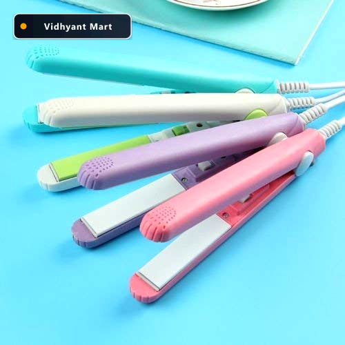 Vidhyant Mart Mini Hair Styler Ceramic Straightener Curler Velve 2