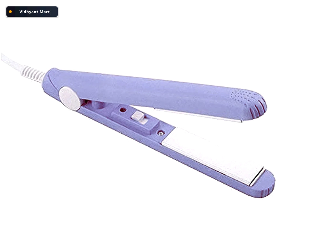 Vidhyant Mart Mini Hair Styler Ceramic Straightener Curler Velve 4