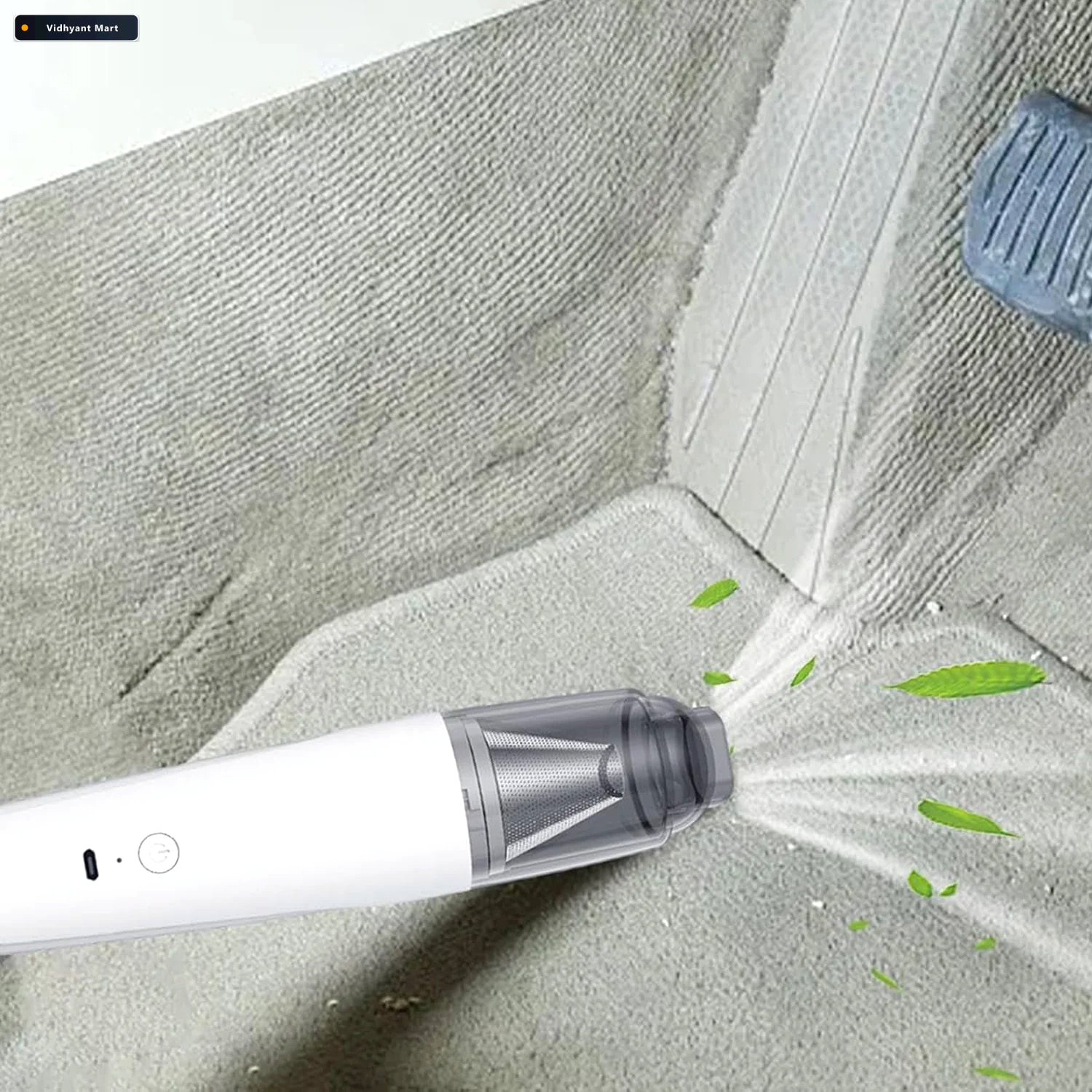 Vidhyant Mart Mini Handheld Vacuum Cleaner Cordless Rechargeable 2
