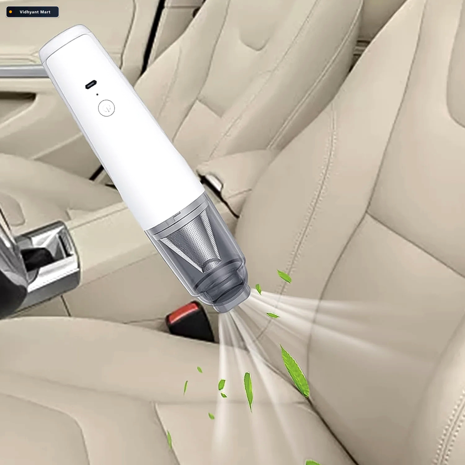 Vidhyant Mart Mini Handheld Vacuum Cleaner Cordless Rechargeable 3