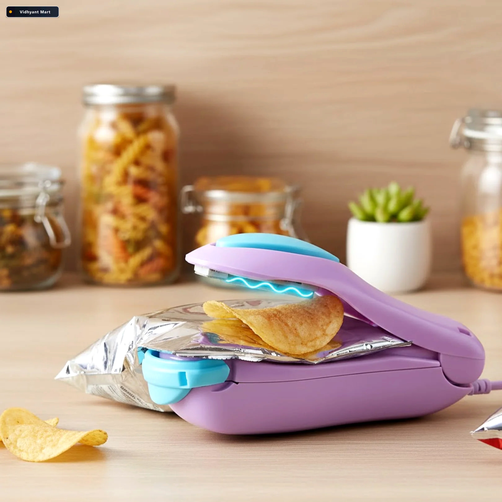 Vidhyant Mart Mini Heat Sealer Portable Food Bag Sealing Machine 4
