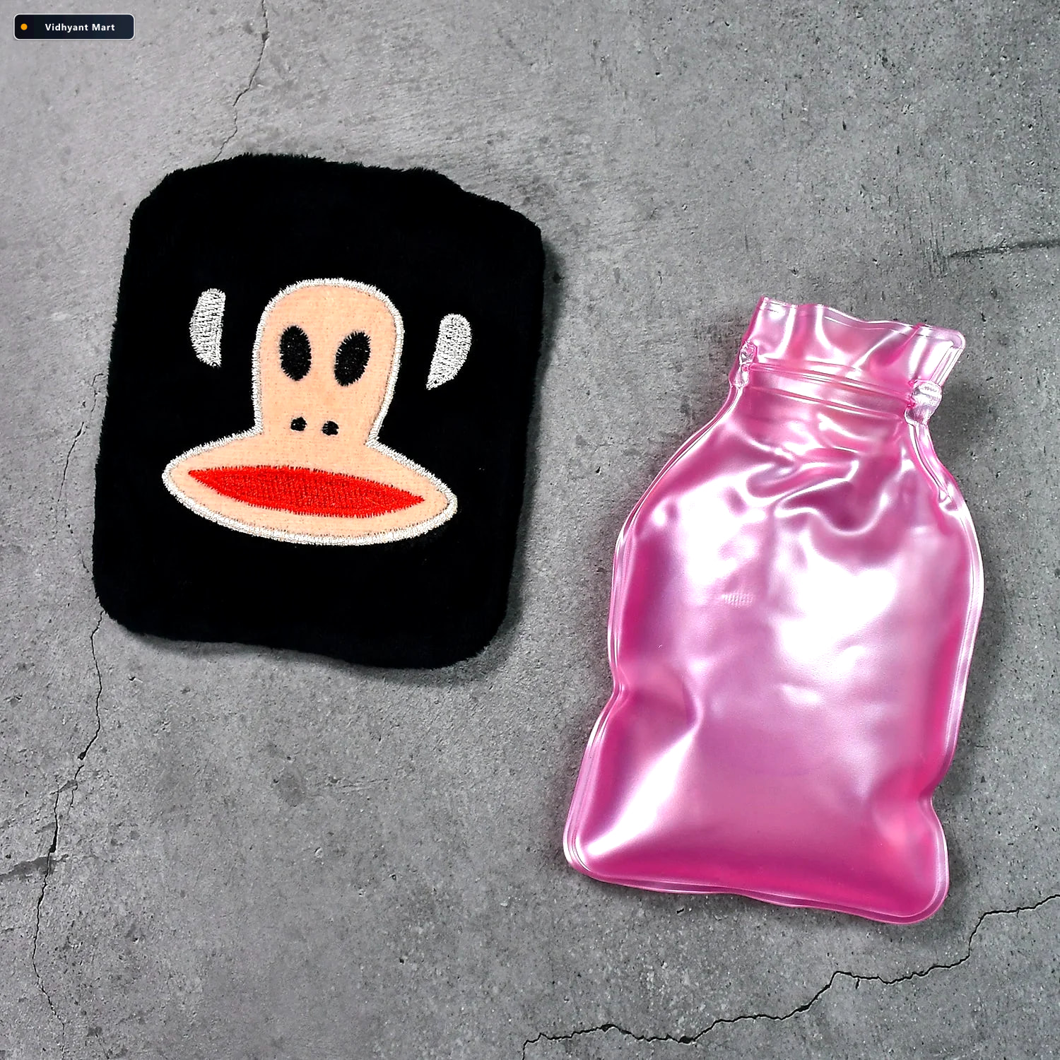 Vidhyant Mart Mini Hot Water Bag Emoji Cover For Pain Relief Vel 3