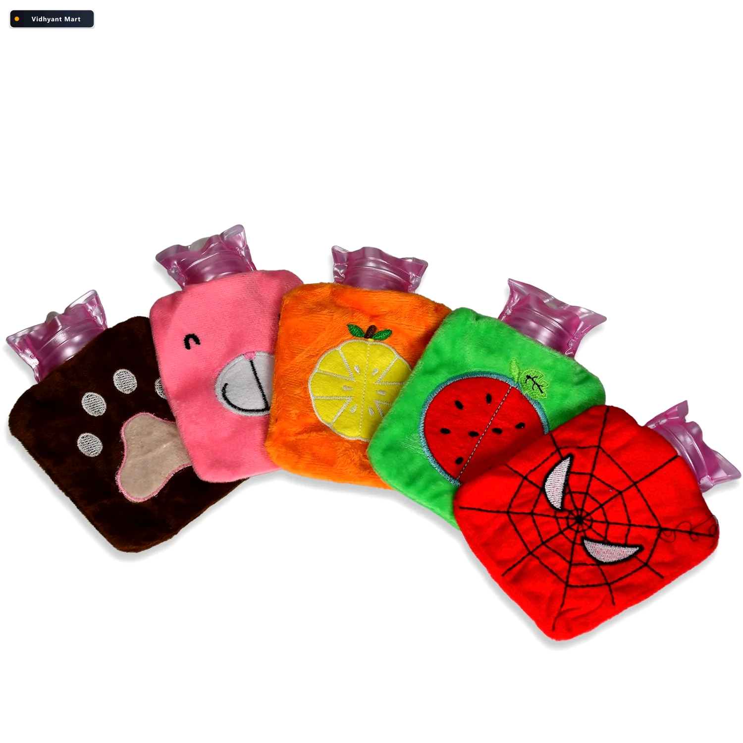 Vidhyant Mart Mini Hot Water Bag Pain Relief Relaxation Velvet W 4