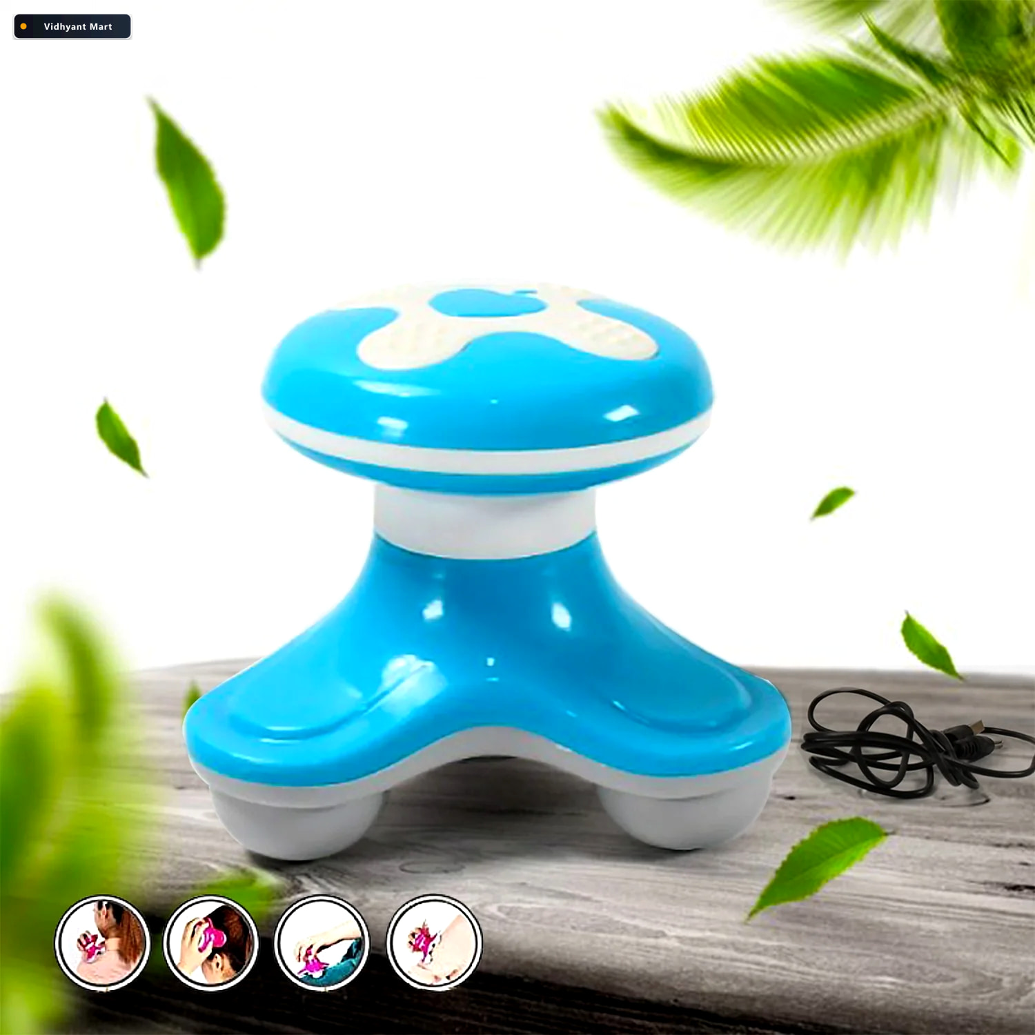 Vidhyant Mart Mini Massager Portable Usb Rechargeable For Muscle 2