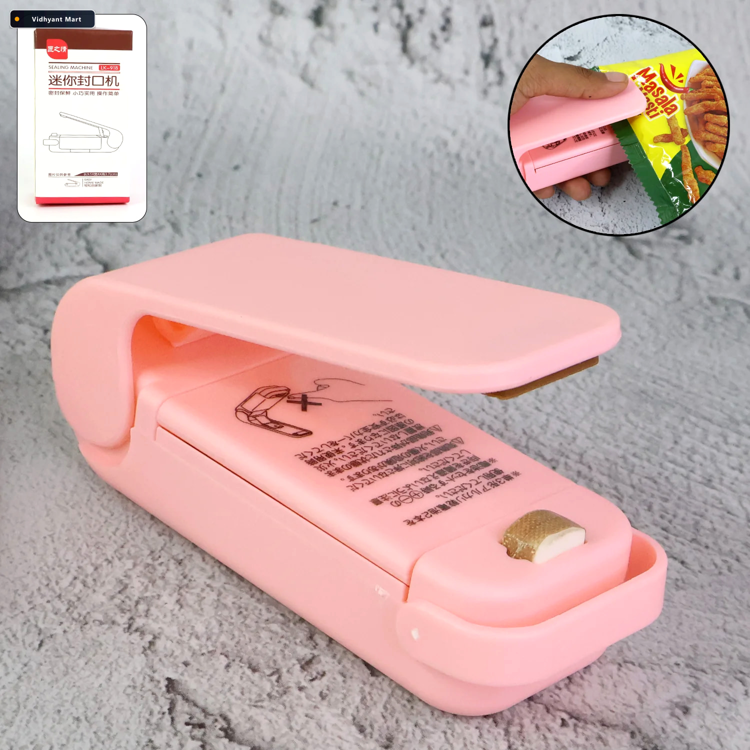 Vidhyant Mart Mini Plastic Bag Sealer For Airtight Food Freshnes 2