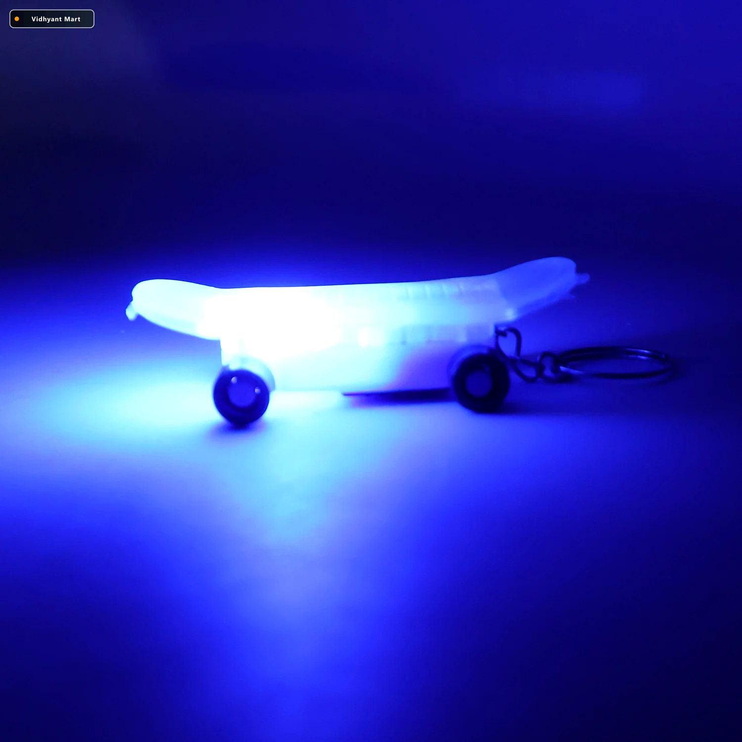 Vidhyant Mart Mini Skateboard Led Keychain Light Up Fun Accessor 4