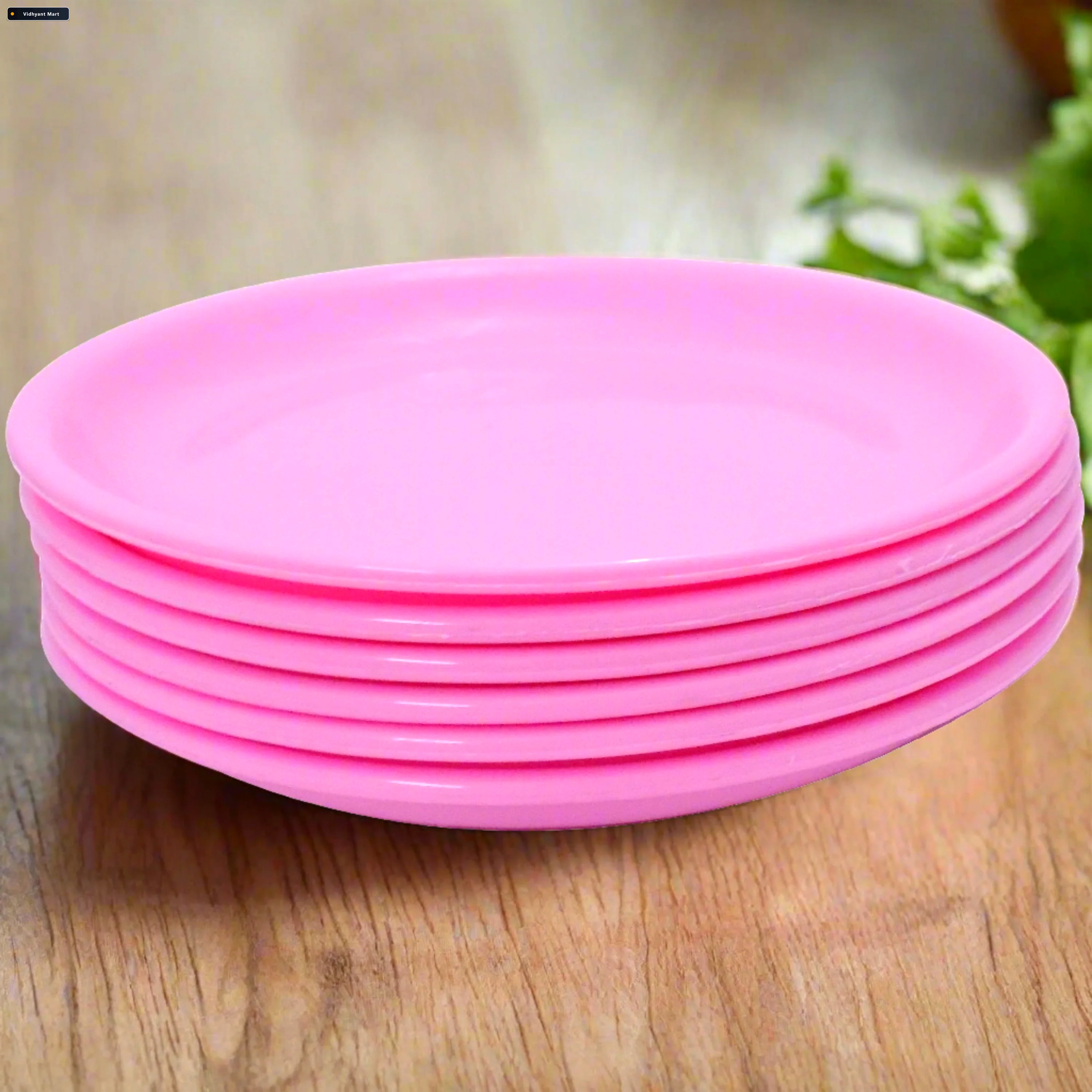 Vidhyant Mart Mini Soup Plates Durable Polypropylene Set Of 6 In 1