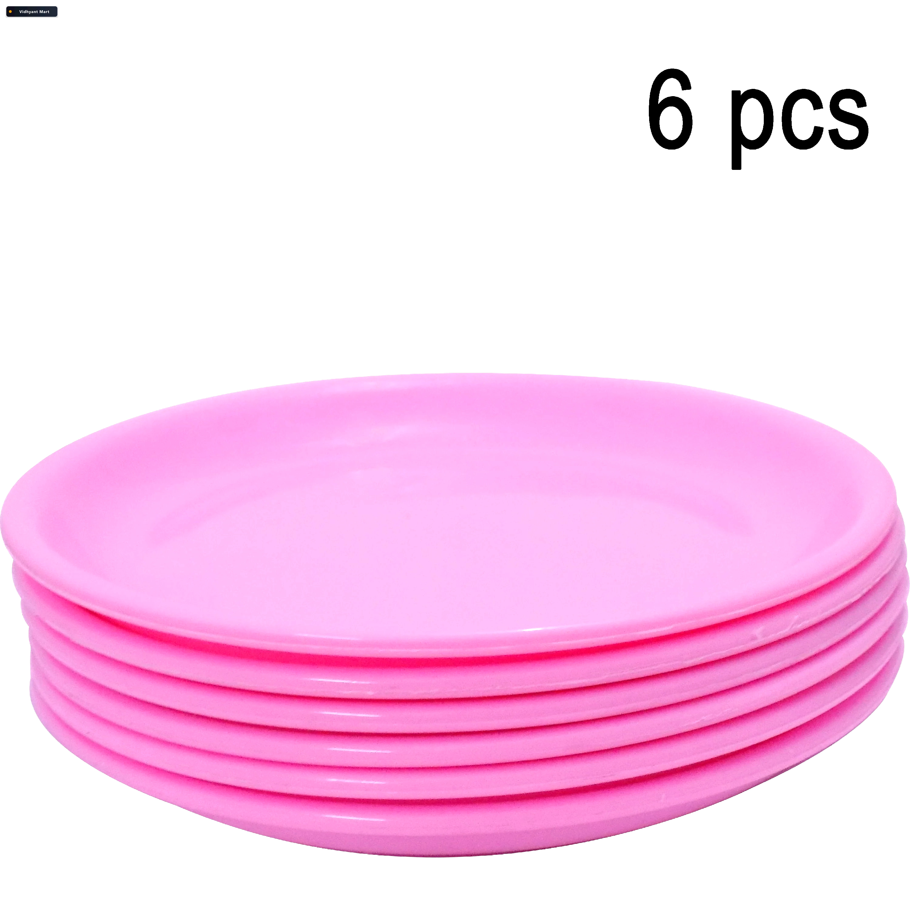 Vidhyant Mart Mini Soup Plates Durable Polypropylene Set Of 6 In 4