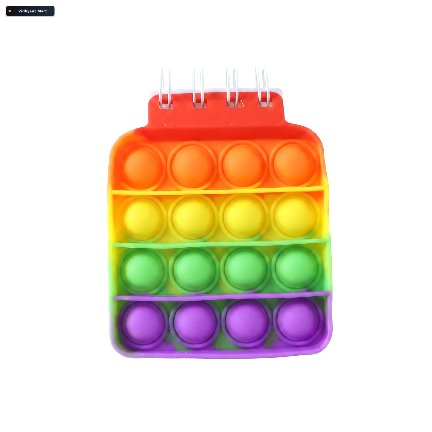 Vidhyant Mart Mini Square Pop It Diary Fidget Notebook For Kids 4