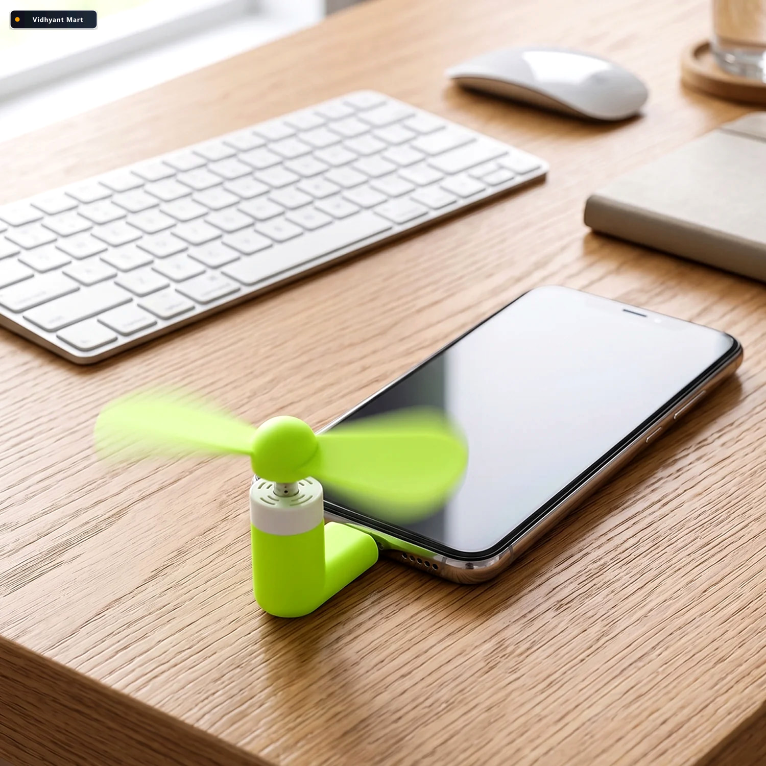 Vidhyant Mart Mini Usb Fan Portable Mobile Phone Plug In Cooling 2