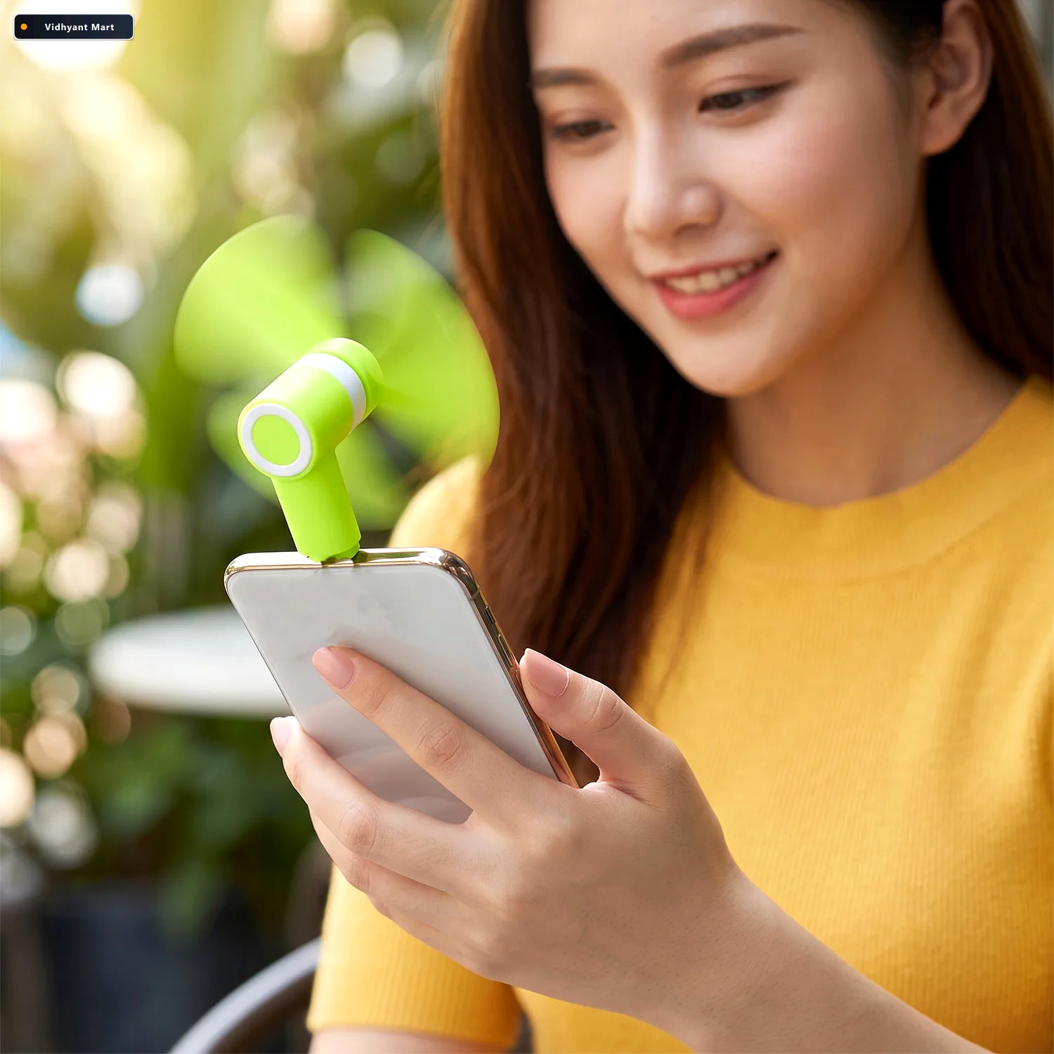 Vidhyant Mart Mini Usb Fan Portable Mobile Phone Plug In Cooling 3
