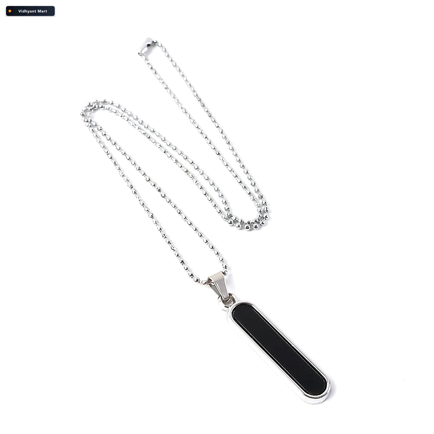 Vidhyant Mart Minimalist Bar Pendant Necklace Sleek Lightweight 4