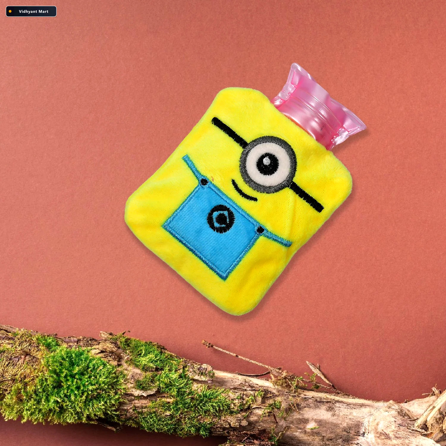 Vidhyant Mart Minions Small Hot Water Bag With Soft Cover For Pa 2