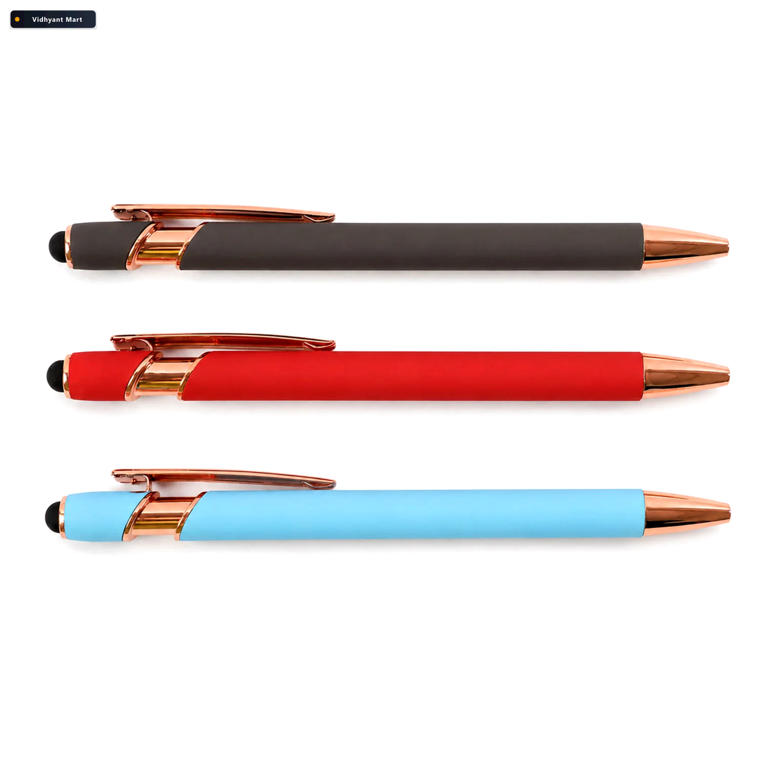 Vidhyant Mart Mix Color Ballpoint Pen Smooth Ink Flow Vibrant Co 4