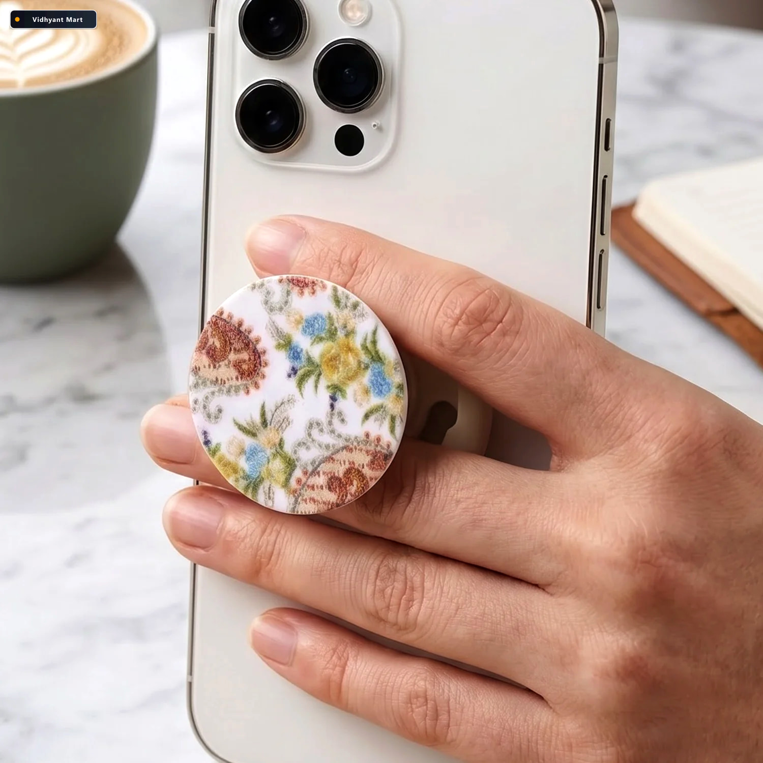 Vidhyant Mart Mobile Phone Holder Enamel Watermelon Design Tinyt 3