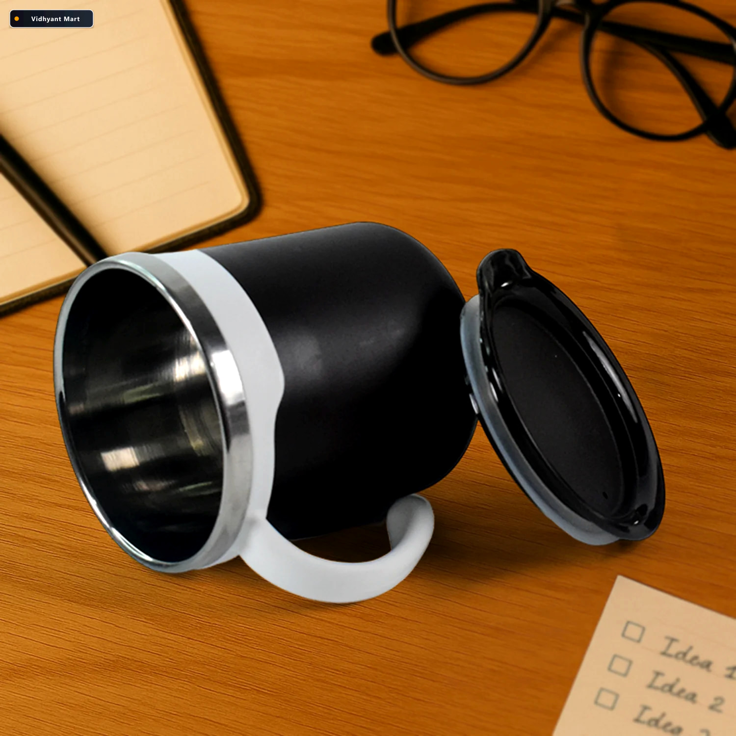 Vidhyant Mart Mocha Mug Set Premium 250ml Insulated Coffee Cups 3