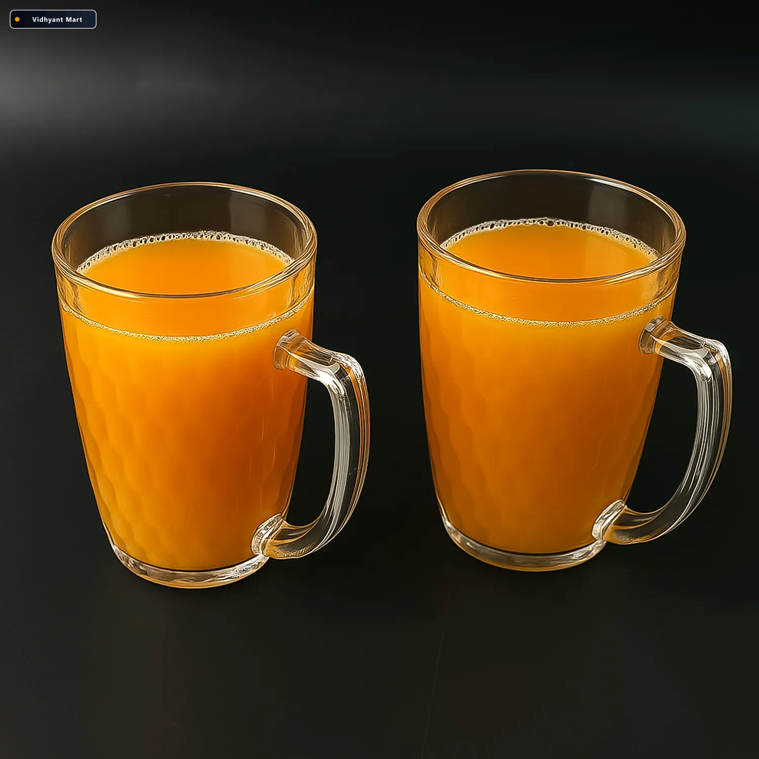 Vidhyant Mart Mocktail Mug Set Durable 400ml Break Resistant Pol 2