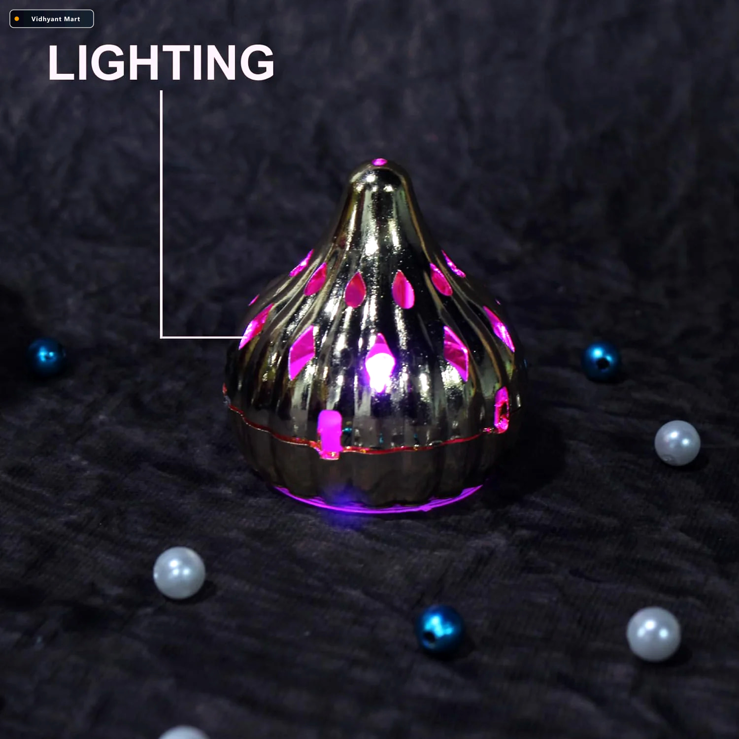 Vidhyant Mart Modak Led Light Multicolor Color Changing Decor De 3