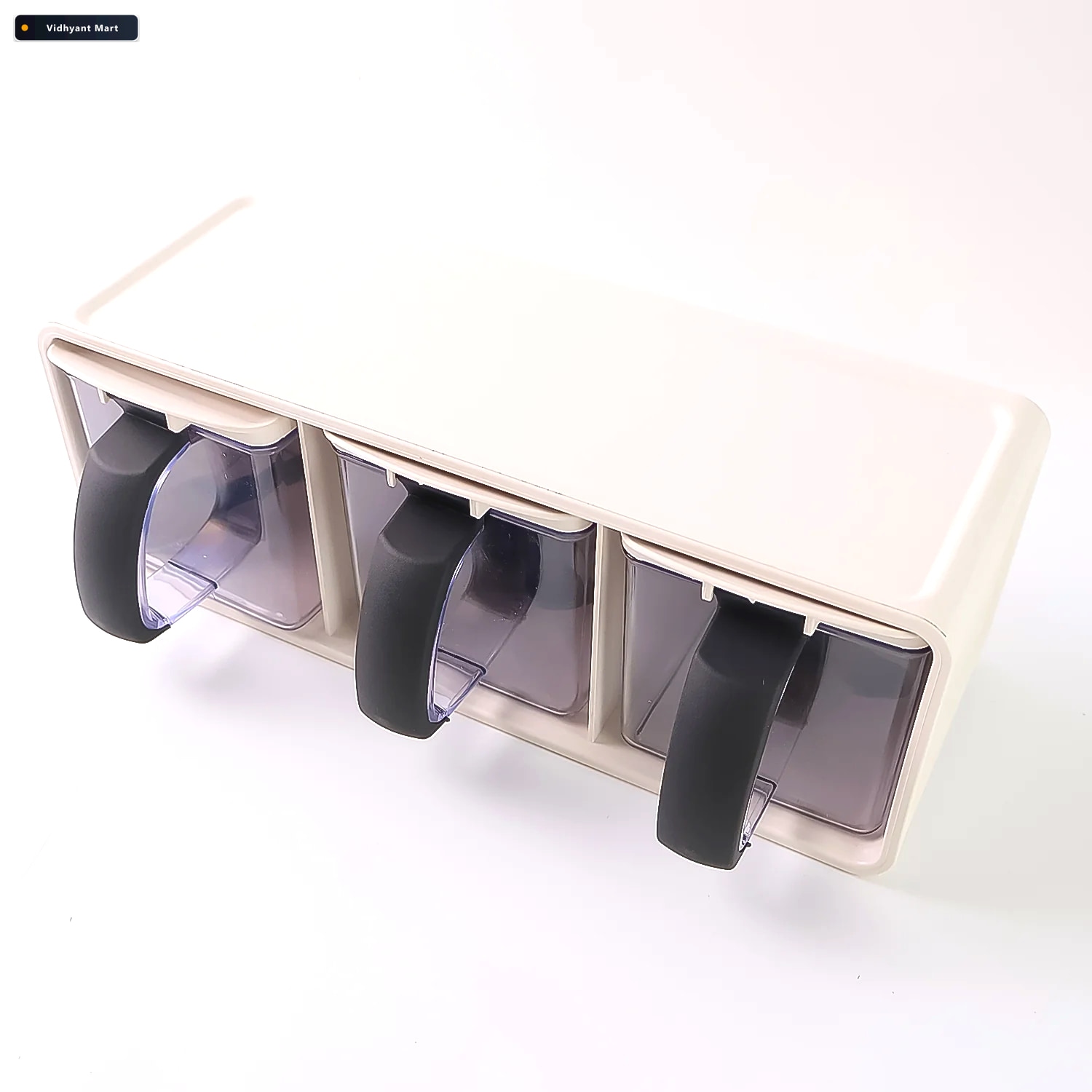 Vidhyant Mart Modular Spice Storage Box Set 3 Pc With Stand Spoo 4