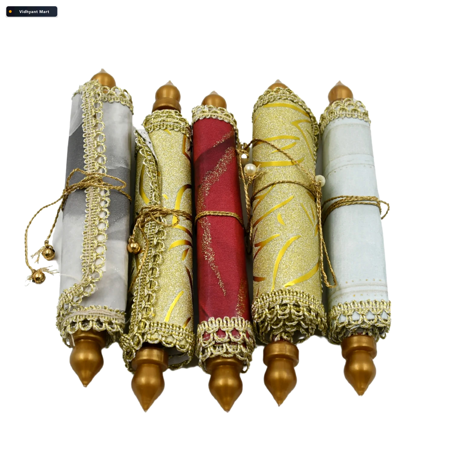 Vidhyant Mart Money Gift Envelopes Multi Color Fabric Lifafa Pac 3