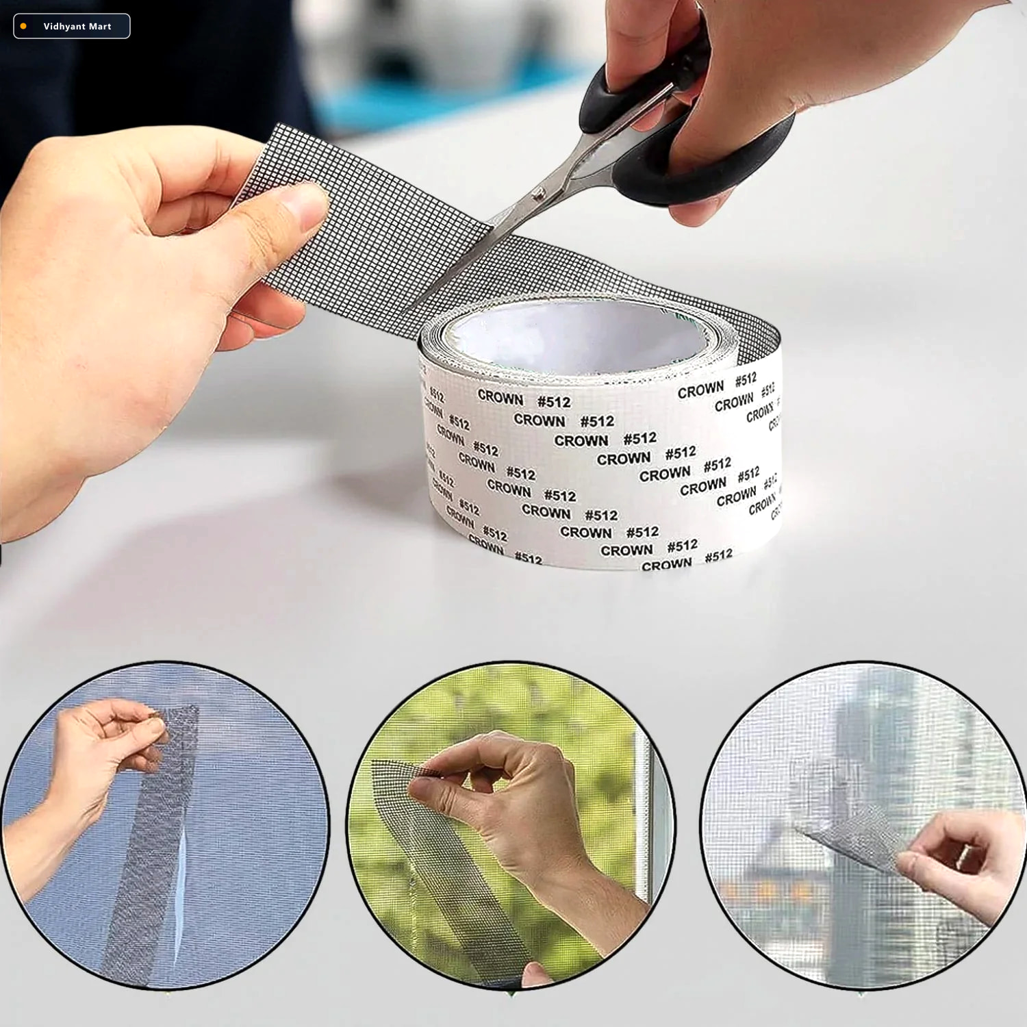 Vidhyant Mart Mosquito Net Repair Tape Strong Adhesive Durable M 1
