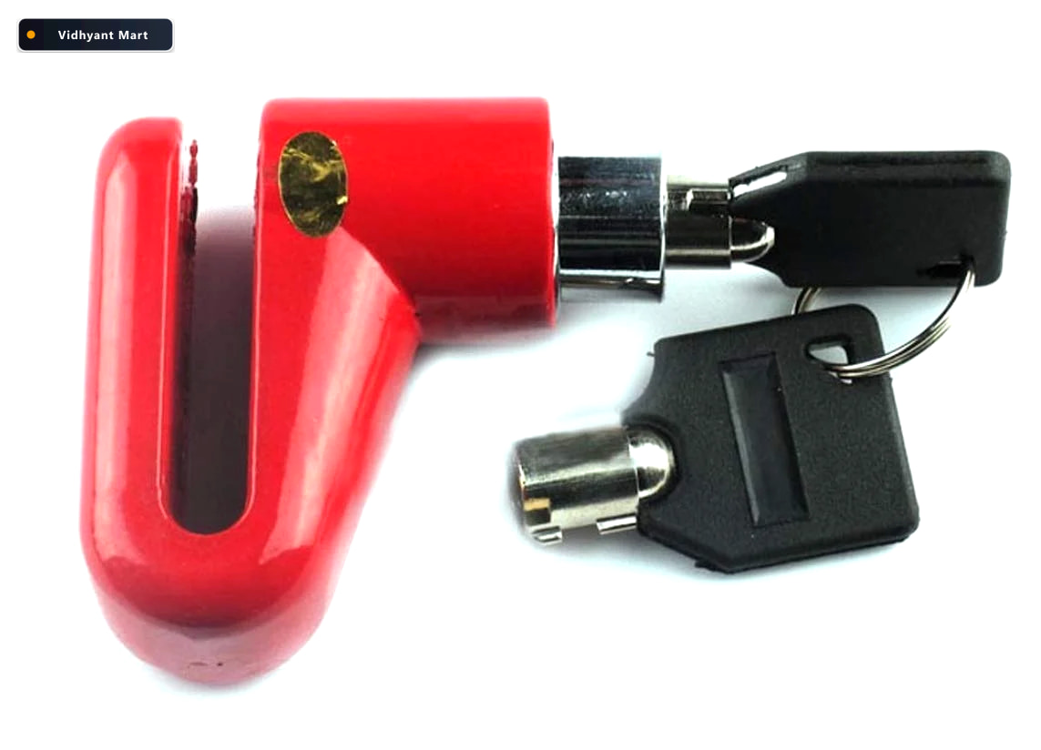 Vidhyant Mart Motorcycle Disc Lock Anti Theft Wheel Security 1