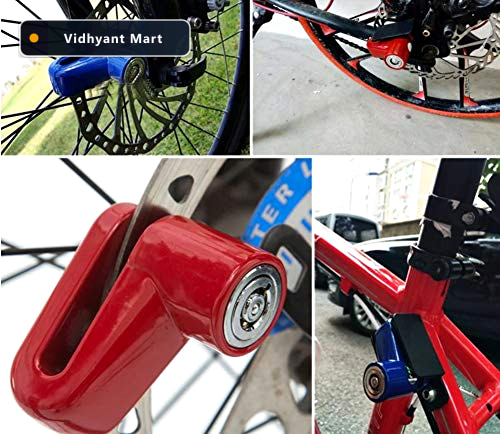 Vidhyant Mart Motorcycle Disc Lock Anti Theft Wheel Security 3