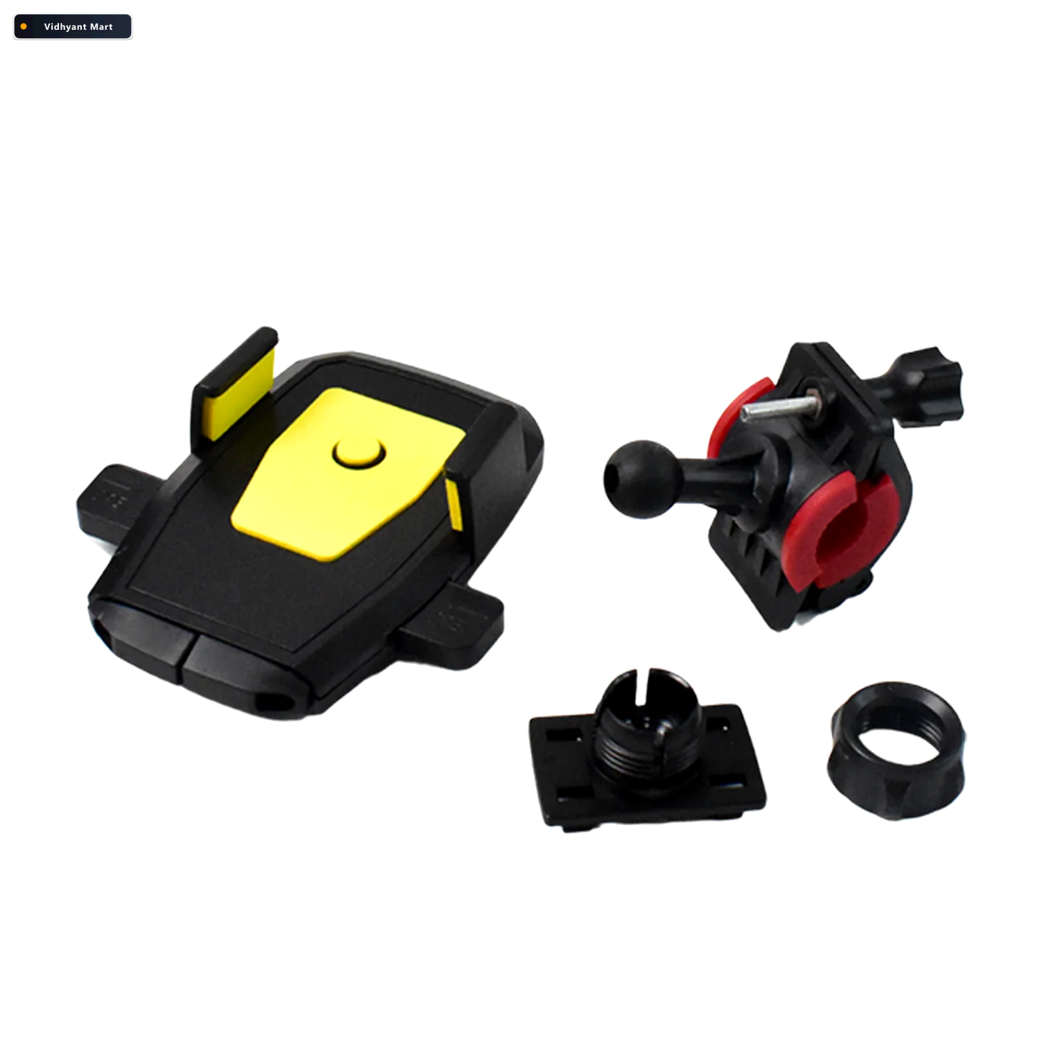 Vidhyant Mart Motorcycle Phone Mount Universal Handlebar Holder 4