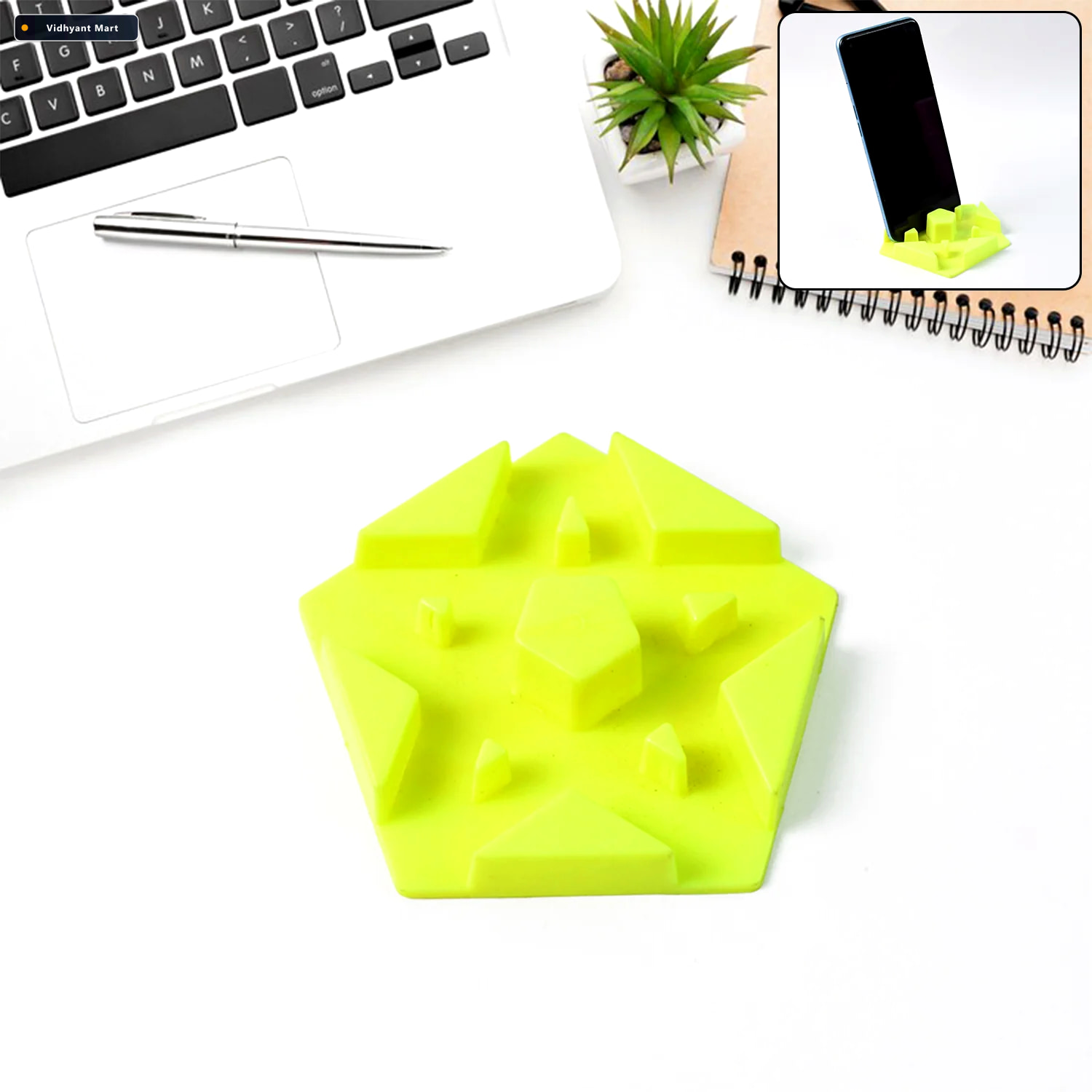 Vidhyant Mart Multi Angle Plastic Mobile Phone Stand Adjustable 1