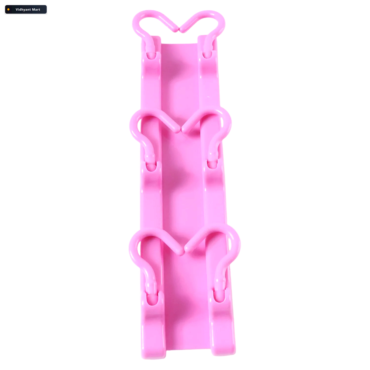 Vidhyant Mart Multi Purpose Hanging Organizer 6 Durable Pink Hoo 4