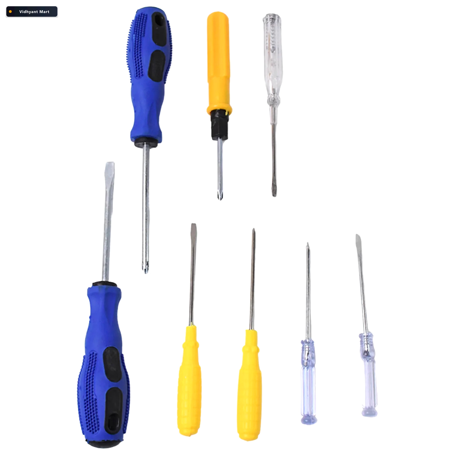Vidhyant Mart Multi Screwdriver Set Compact 8 In 1 Hand Tool Kit 4