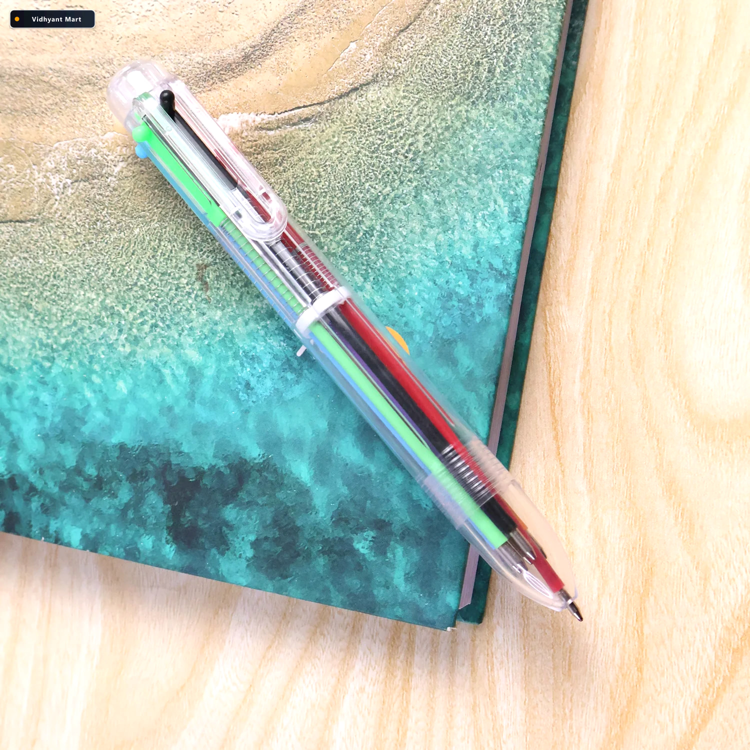 Vidhyant Mart Multicolor Ball Pen 6 In 1 Smooth Vibrant Writing 1