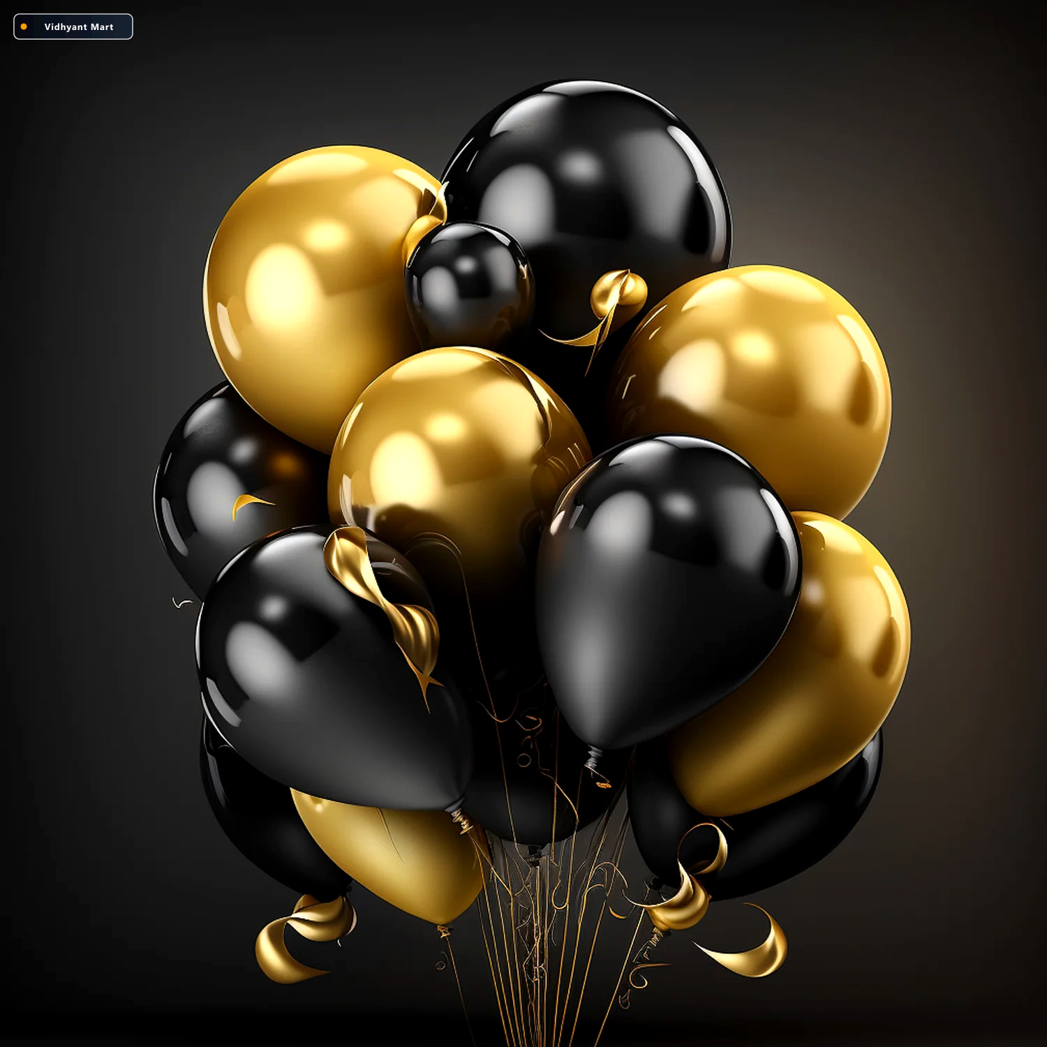 Vidhyant Mart Multicolor Latex Balloons Vibrant 24 Pcs Party Dec 1