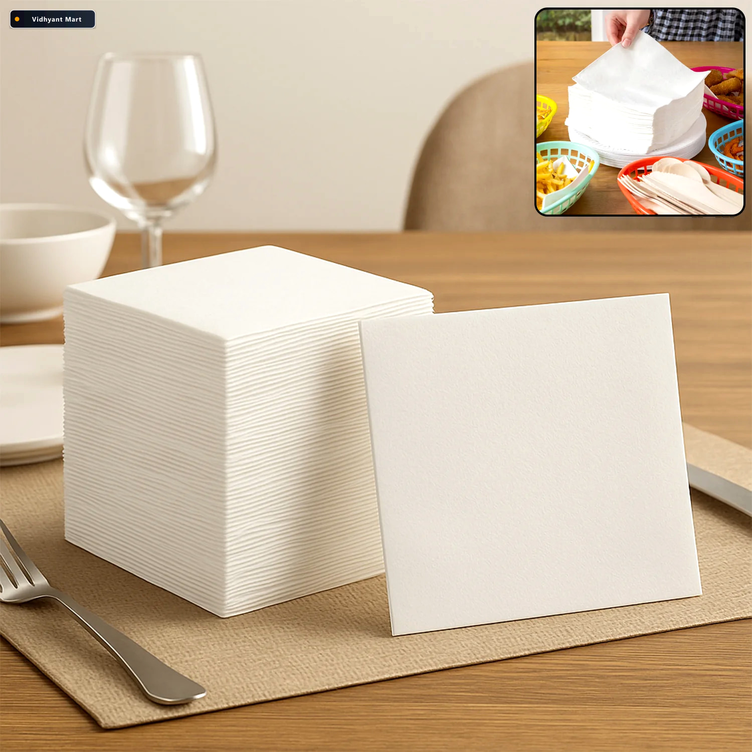 Vidhyant Mart Multicolor Tissue Paper Soft Absorbent Food Safe O 1