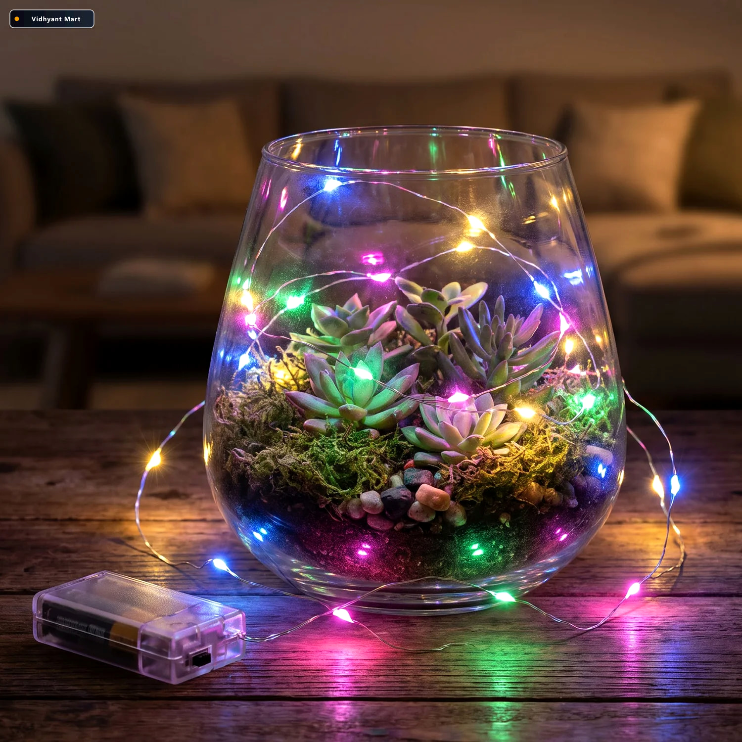 Vidhyant Mart Multicolour Battery Operated Led String Light Seri 1
