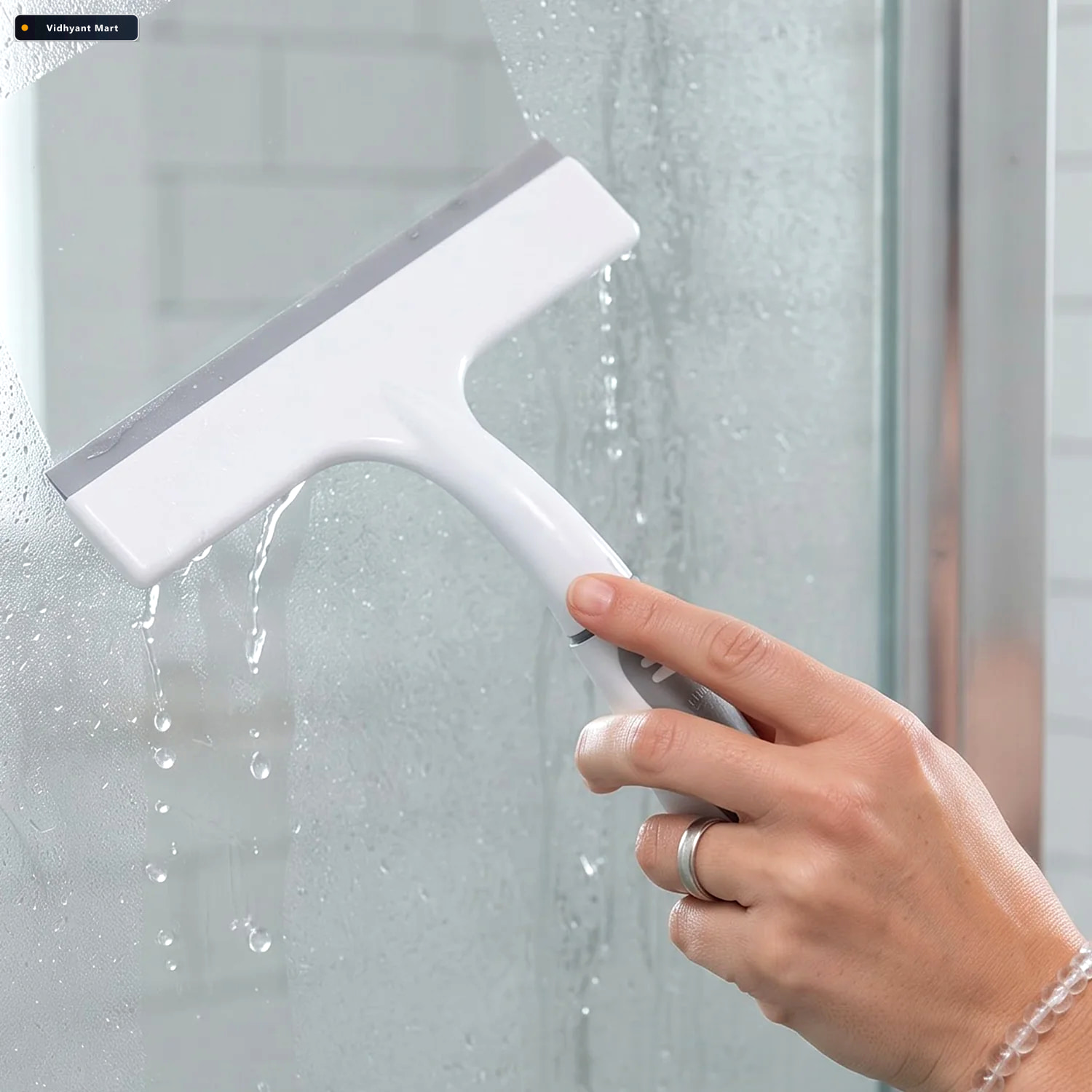 Vidhyant Mart Multifunctional Glass Wiper Squeegee For Streak Fr 2