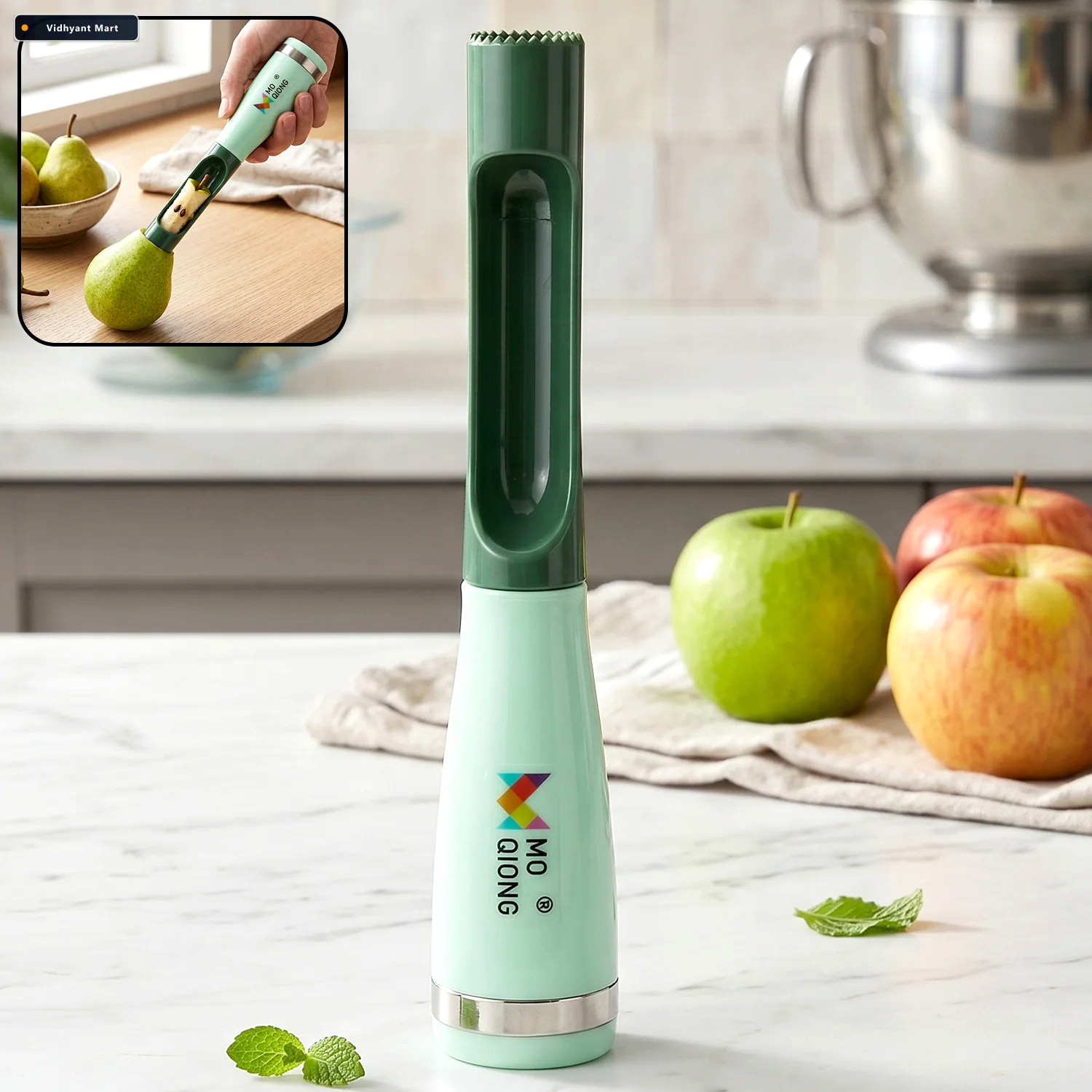 Vidhyant Mart Multipurpose Apple Cutter Effortless Slicing Corin 1