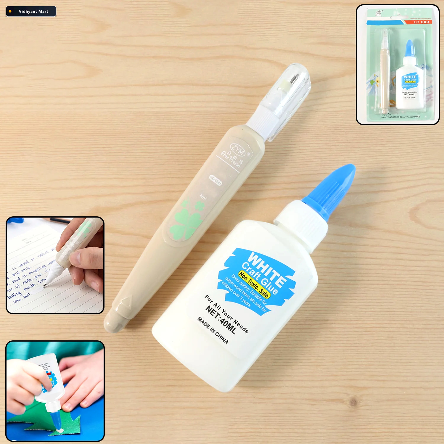 Vidhyant Mart Multipurpose Craft Glue Precision Adhesive Correct 1