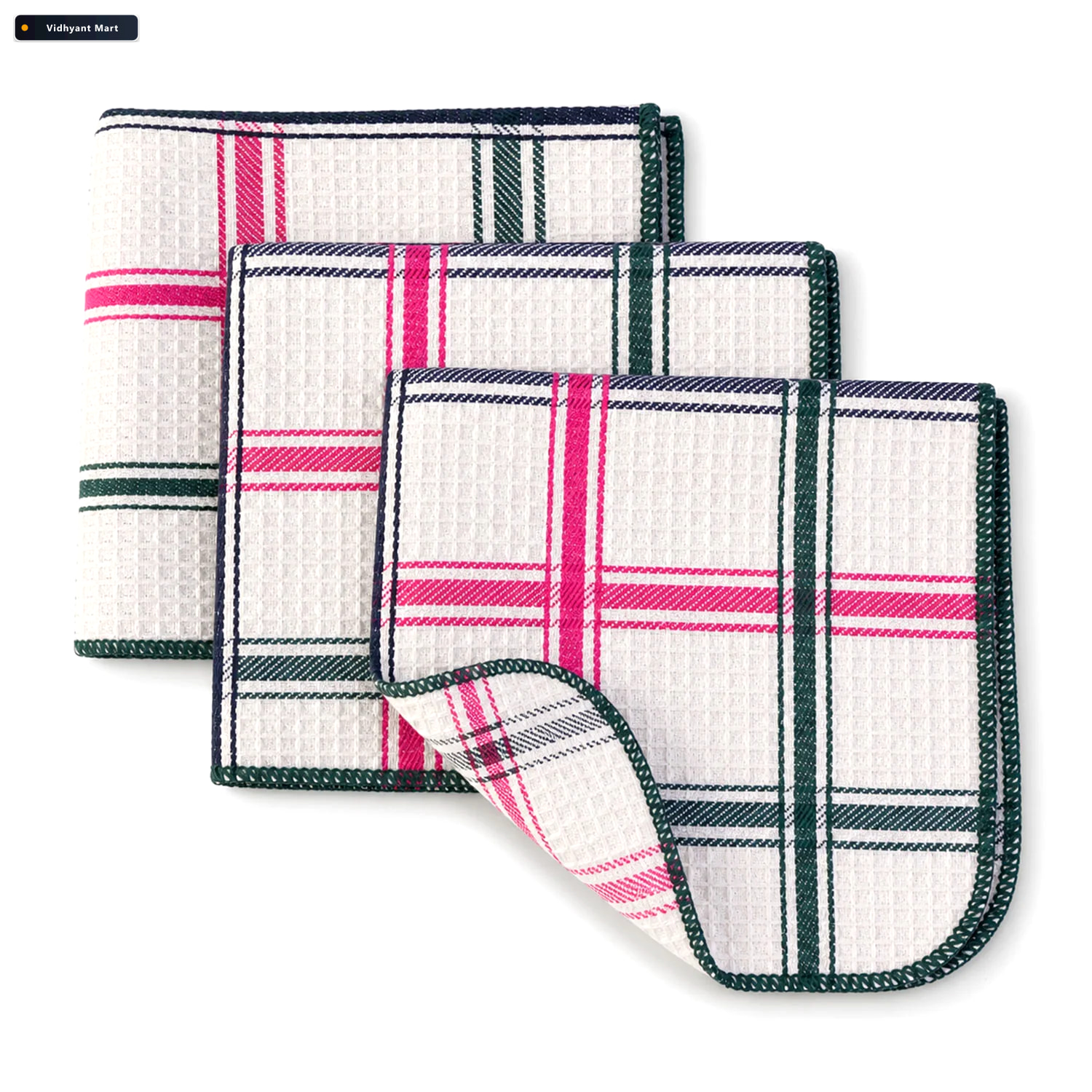 Vidhyant Mart Multipurpose Dish Cleaning Cloth Set For Daily Kit 4