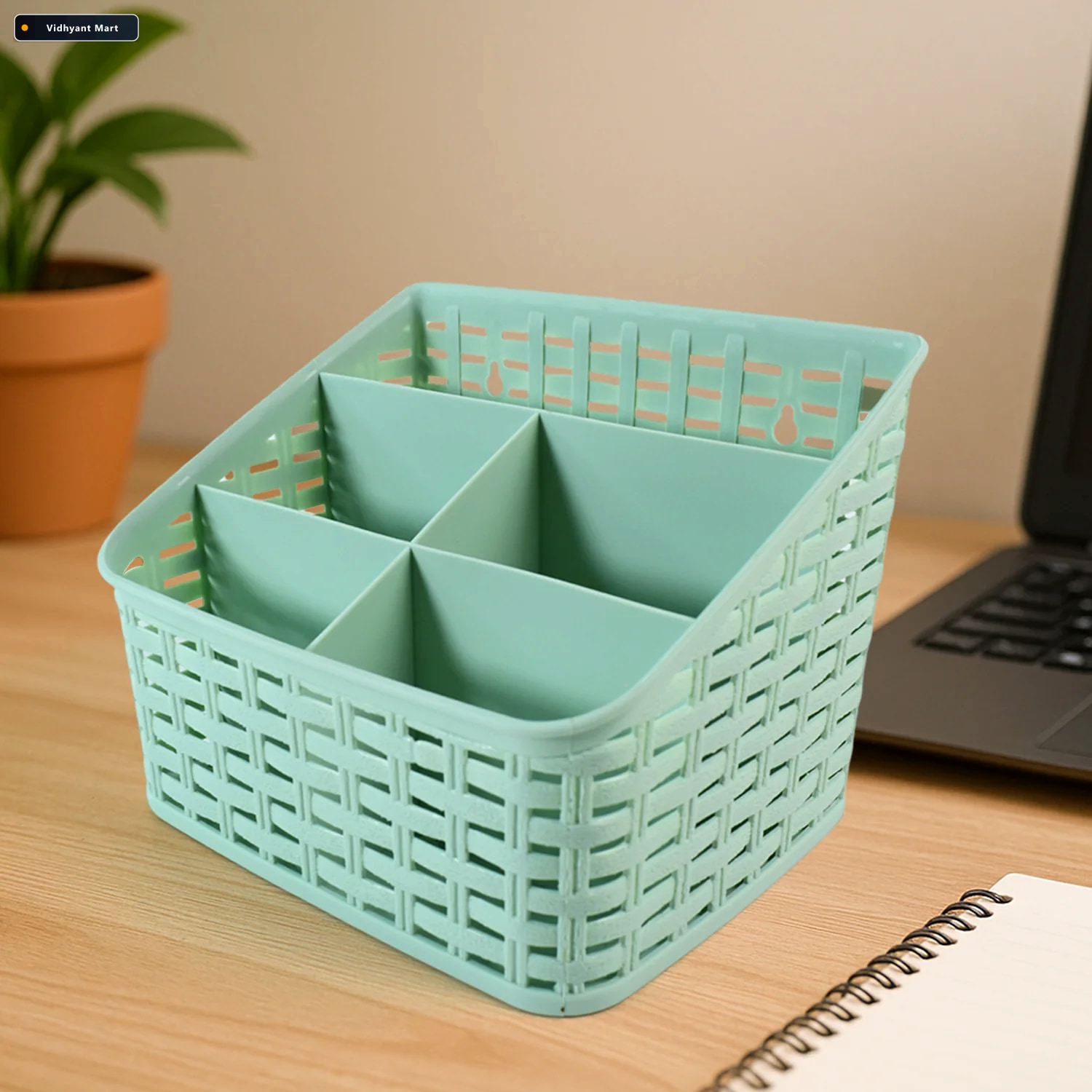 Vidhyant Mart Multipurpose Divider Holder Premium 5 Section Orga 2