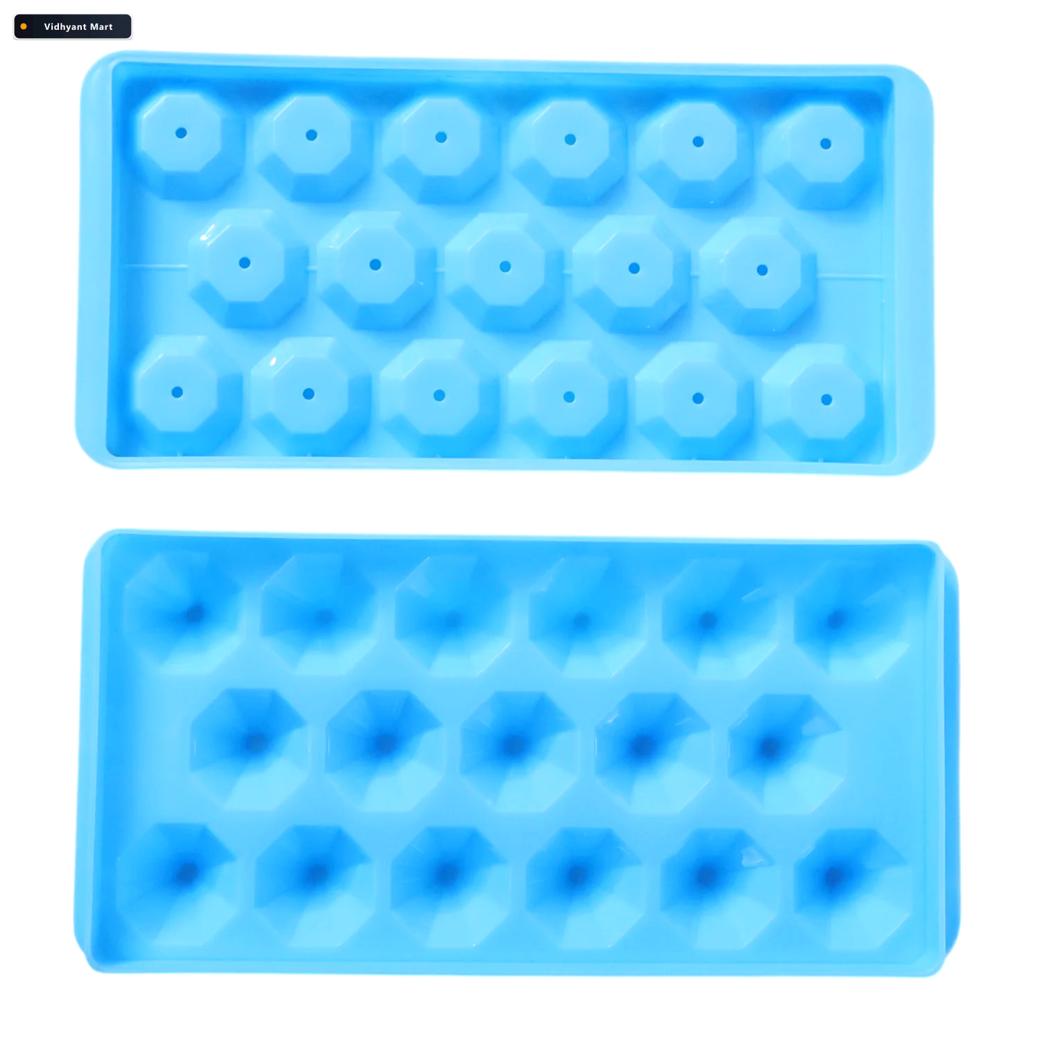 Vidhyant Mart Multipurpose Ice Cube Tray Flexible Mold For Drink 3