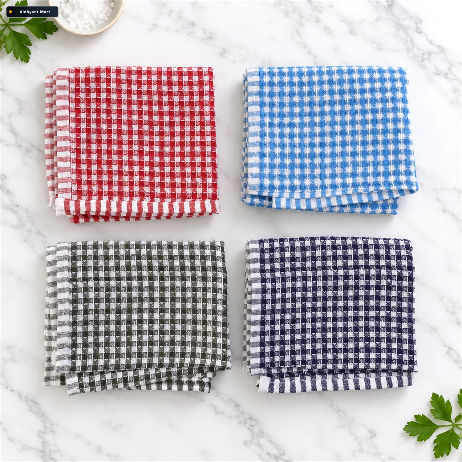 Vidhyant Mart Multipurpose Kitchen Towel Set For Dish And Counte 2