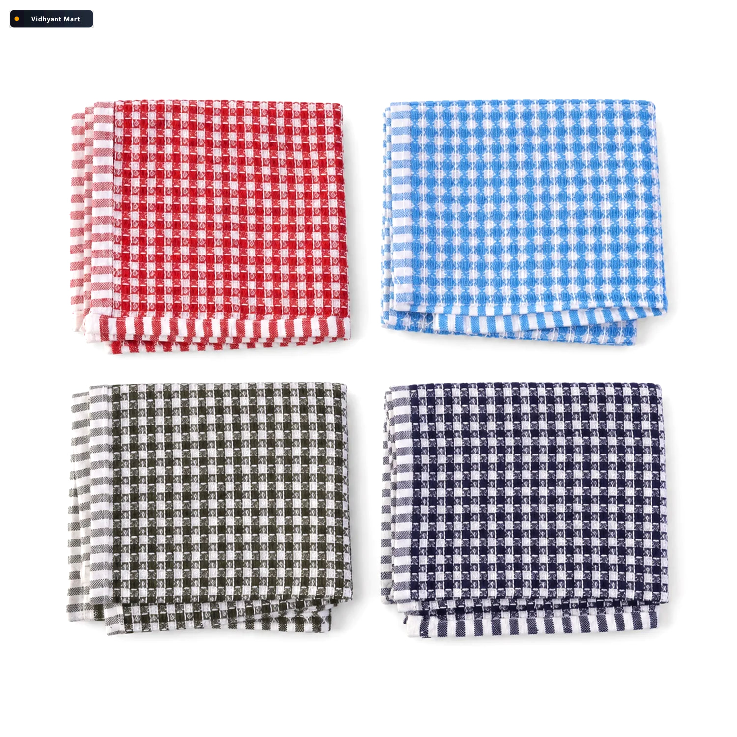 Vidhyant Mart Multipurpose Kitchen Towel Set For Dish And Counte 4