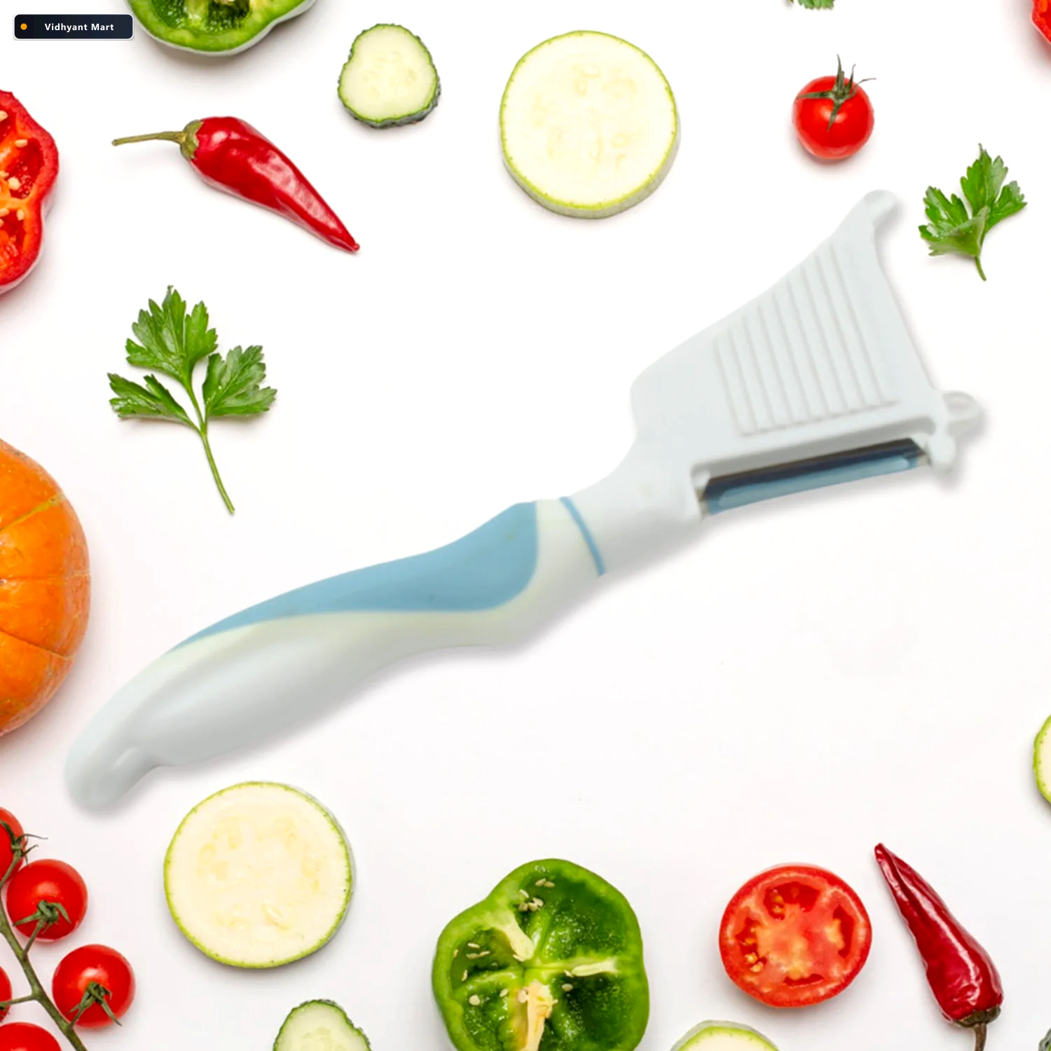 Vidhyant Mart Multipurpose Peeler Brush 5 In 1 Stainless Steel Q 1