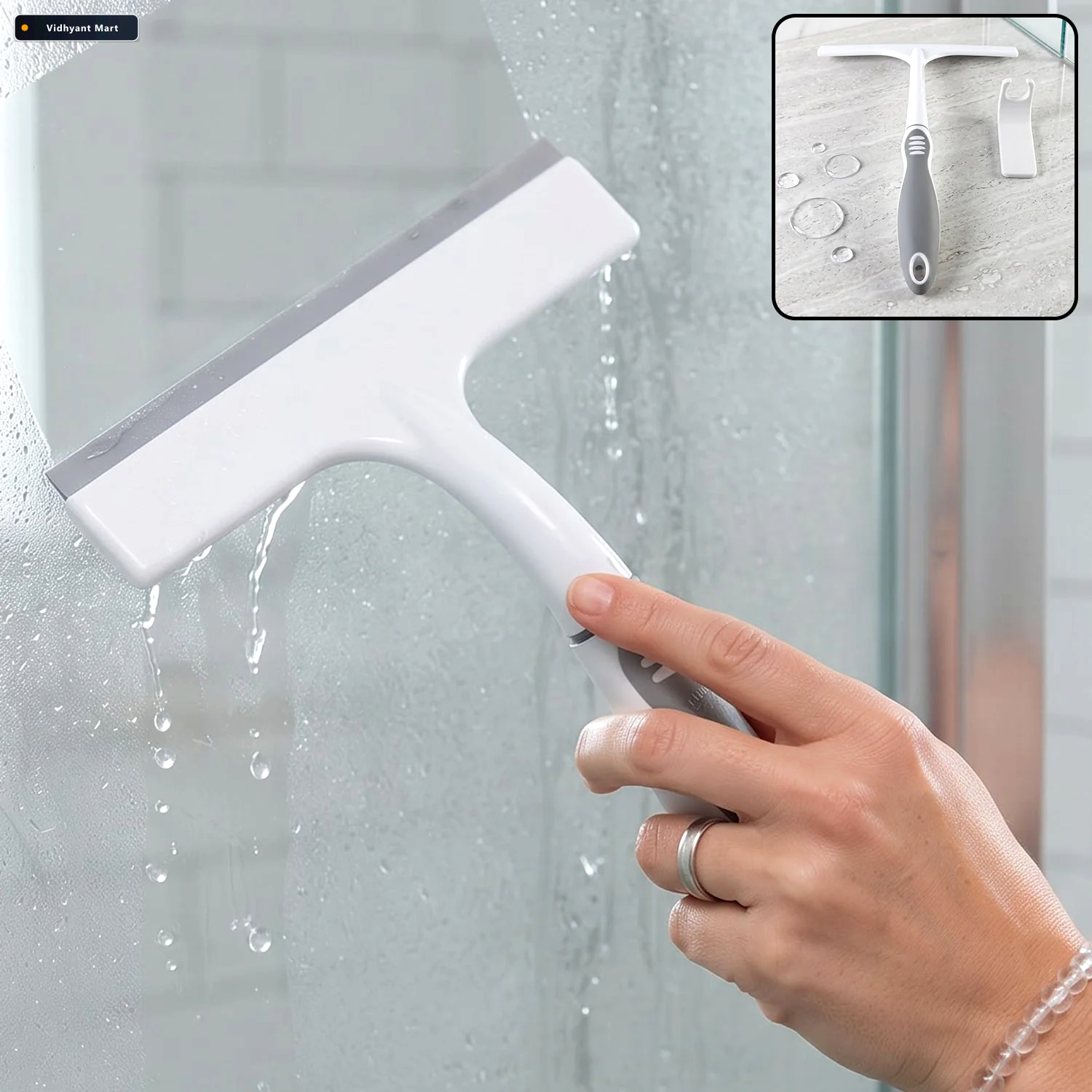 Vidhyant Mart Multipurpose Plastic Glass Wiper Squeegee For Wind 1